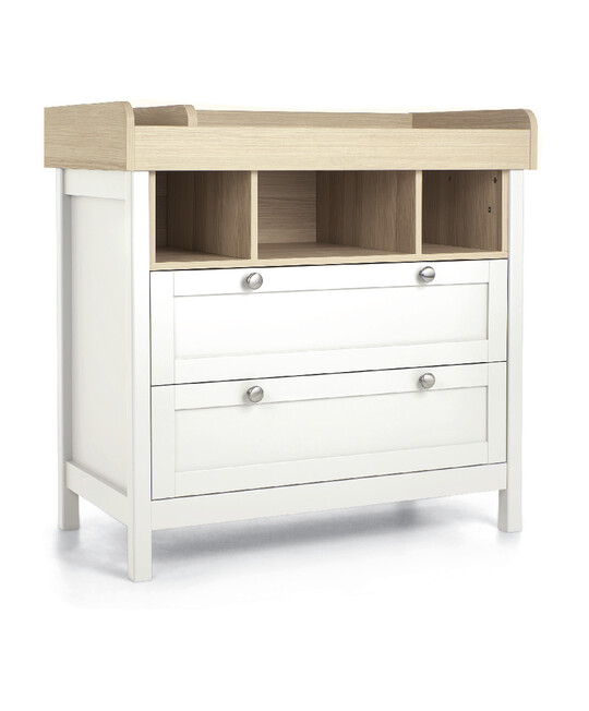 Harwell Dresser Changer White/Oak image number 1