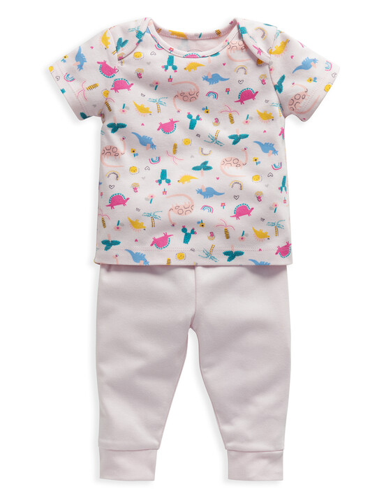 Dinosaur Print Jersey Pyjamas image number 1