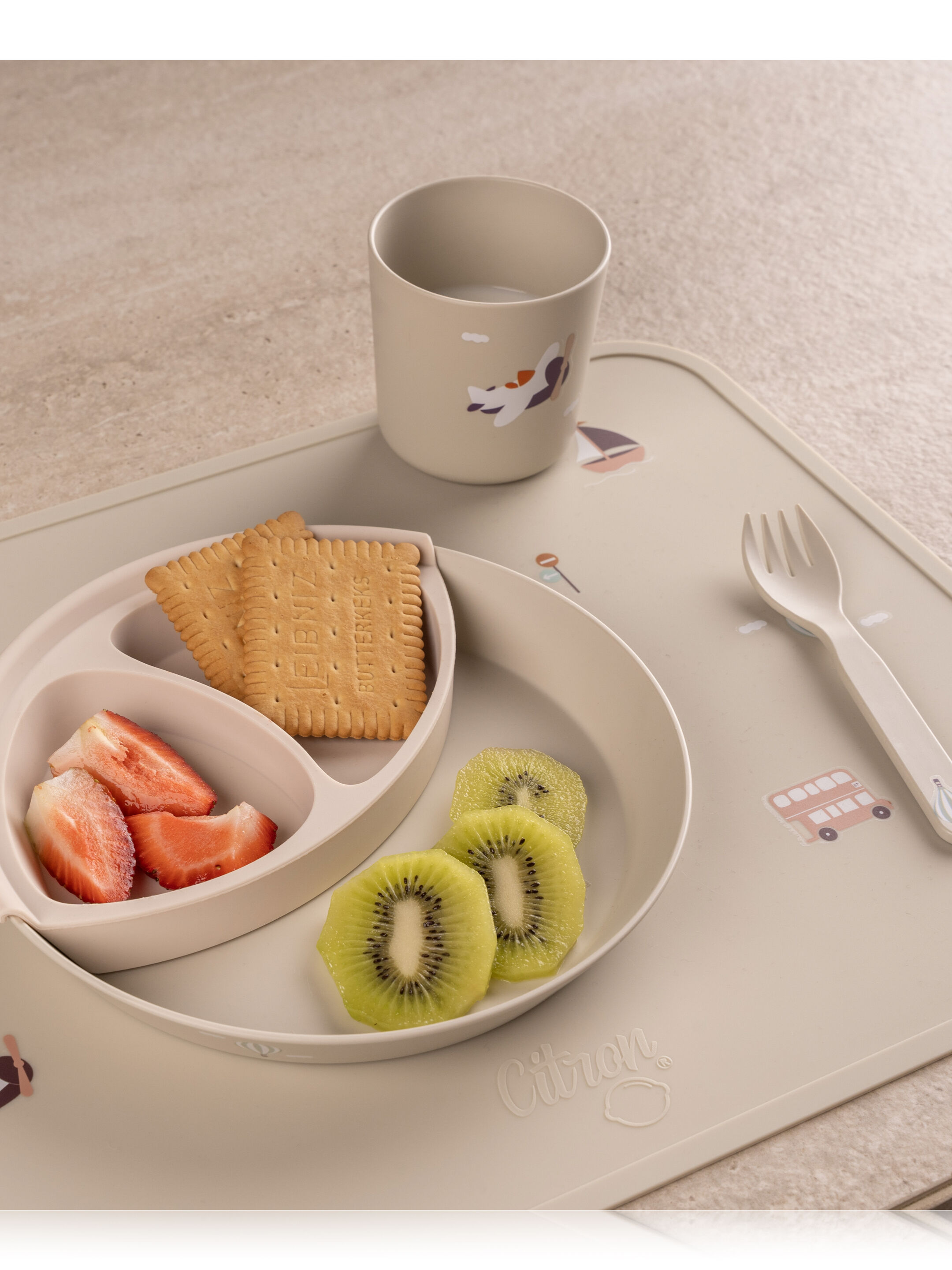Citron Bio Based Tableware Set - Vehicles image number 3