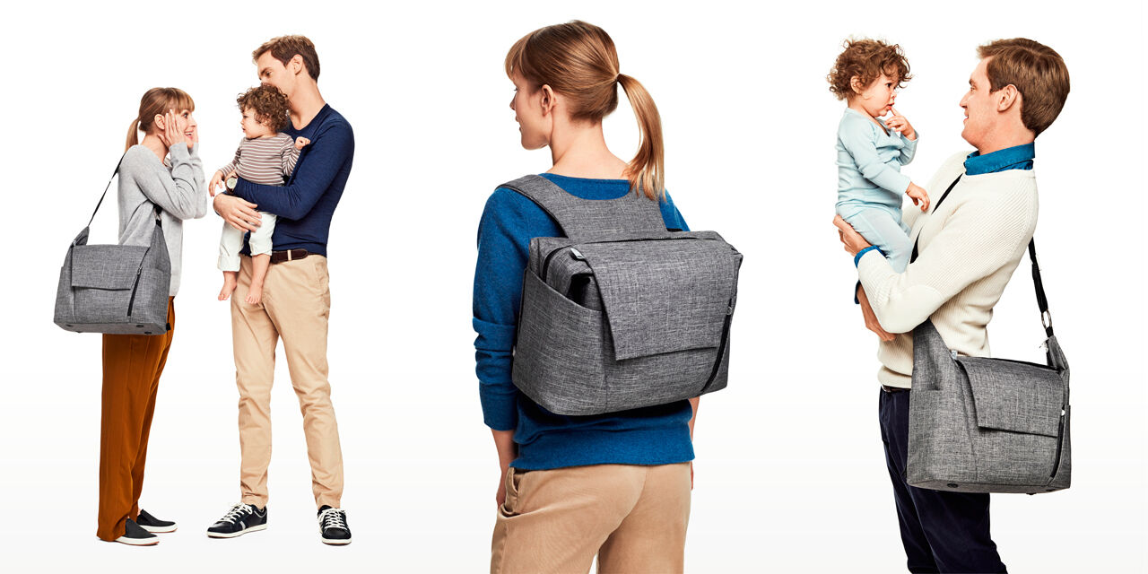 stokke changing bag black