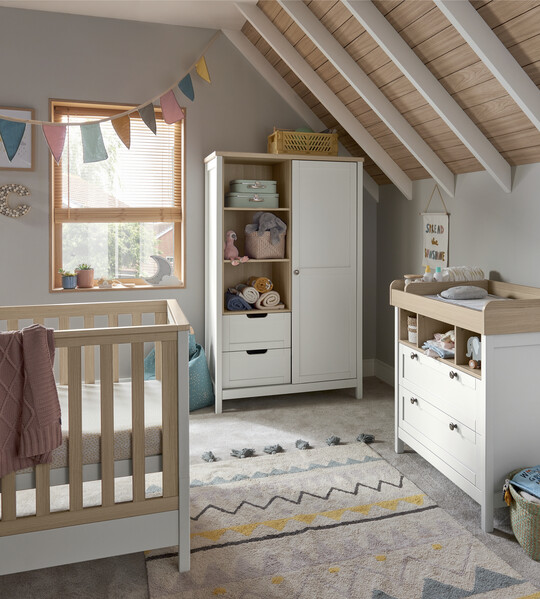 Buy Harwell Piece Cotbed Set with Dresser Changer and Wardrobe