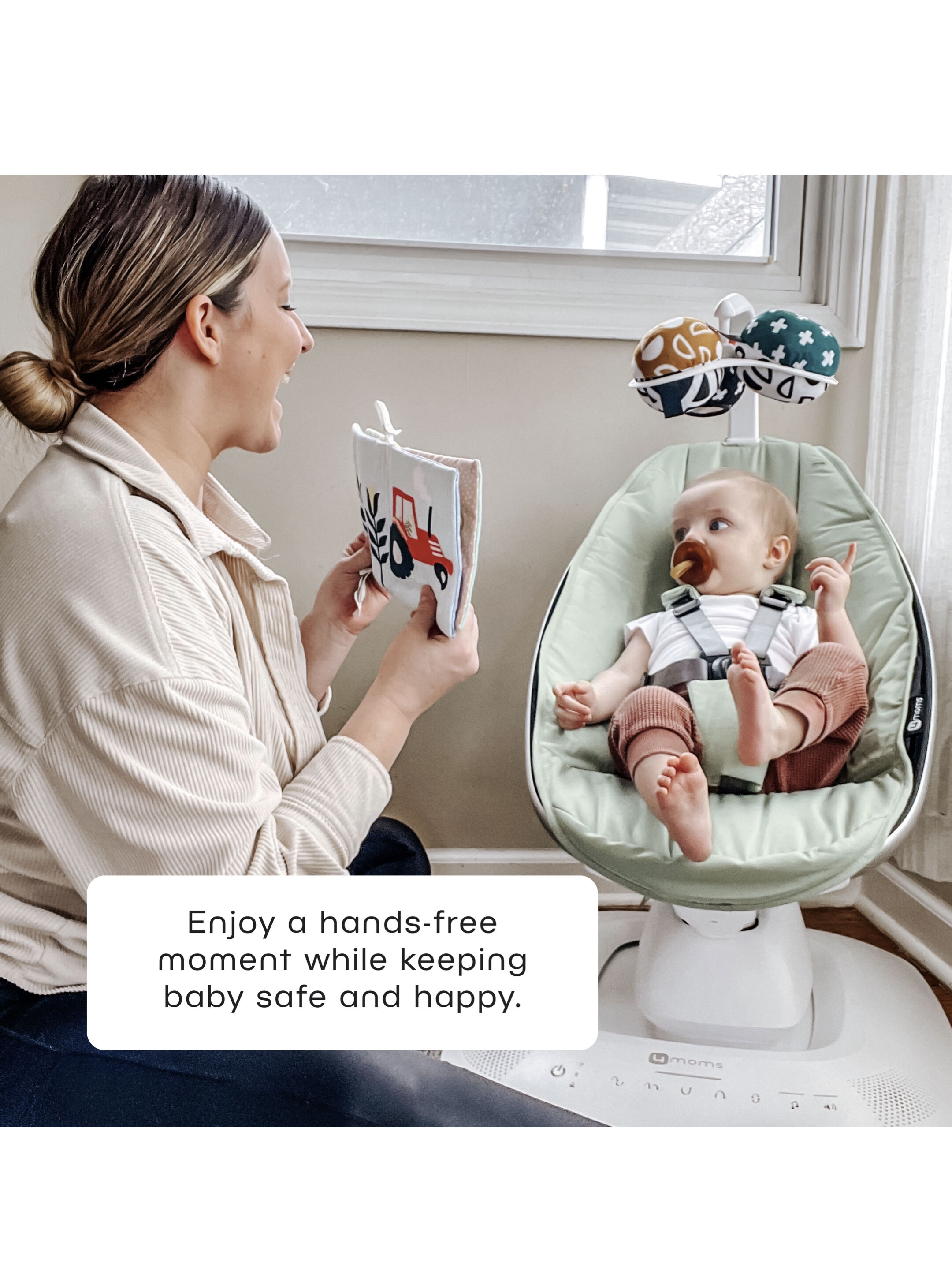 4Moms Mamaroo - Multi-Motion Baby Swing - Sage image number 4