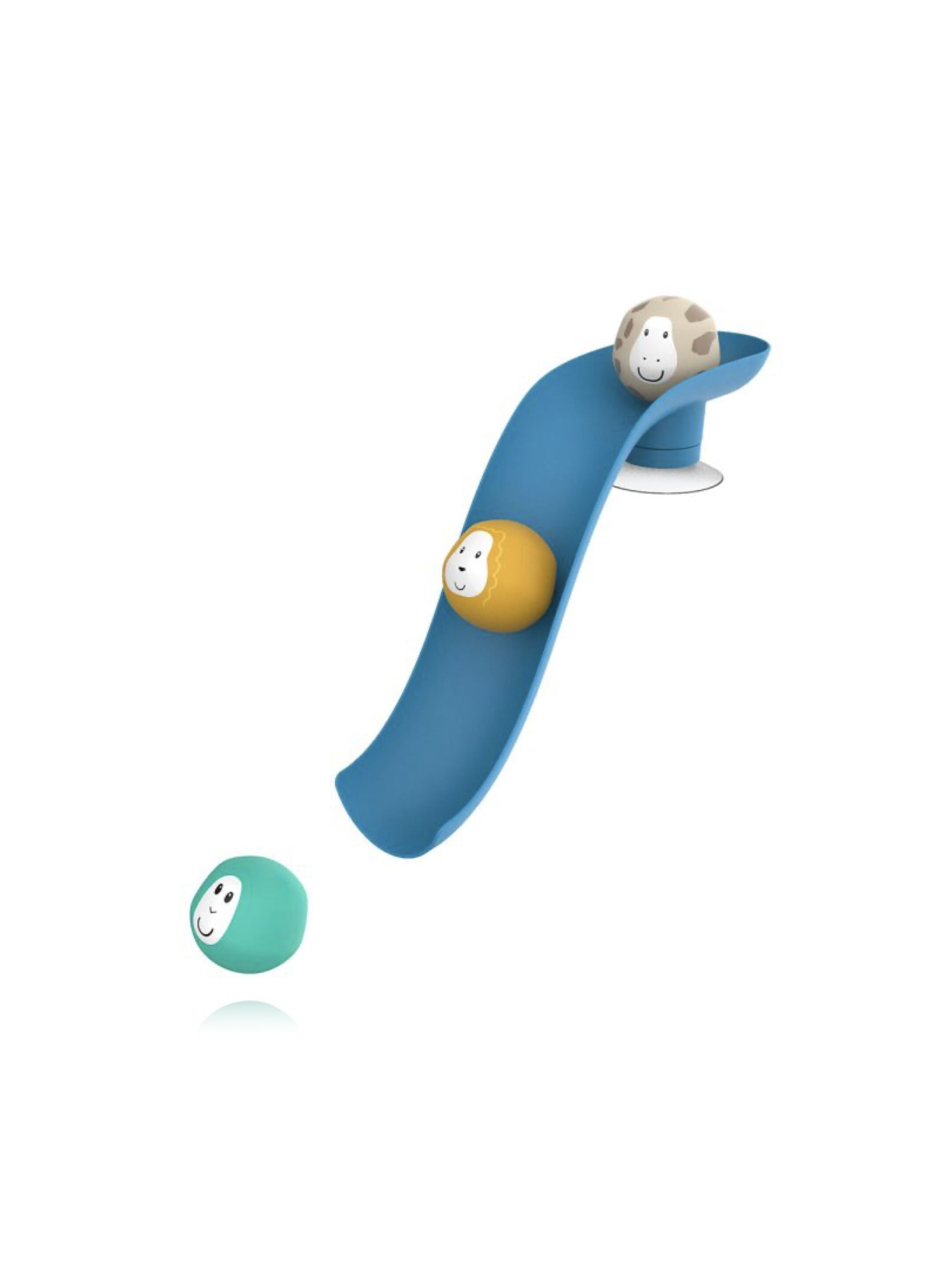 Matchstick Monkey Bathtime Slideset - Blue image number 1