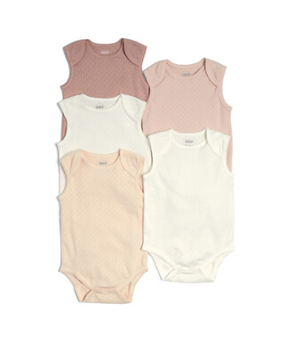 Welcome to the World Vests (Pack of 5) - Pink