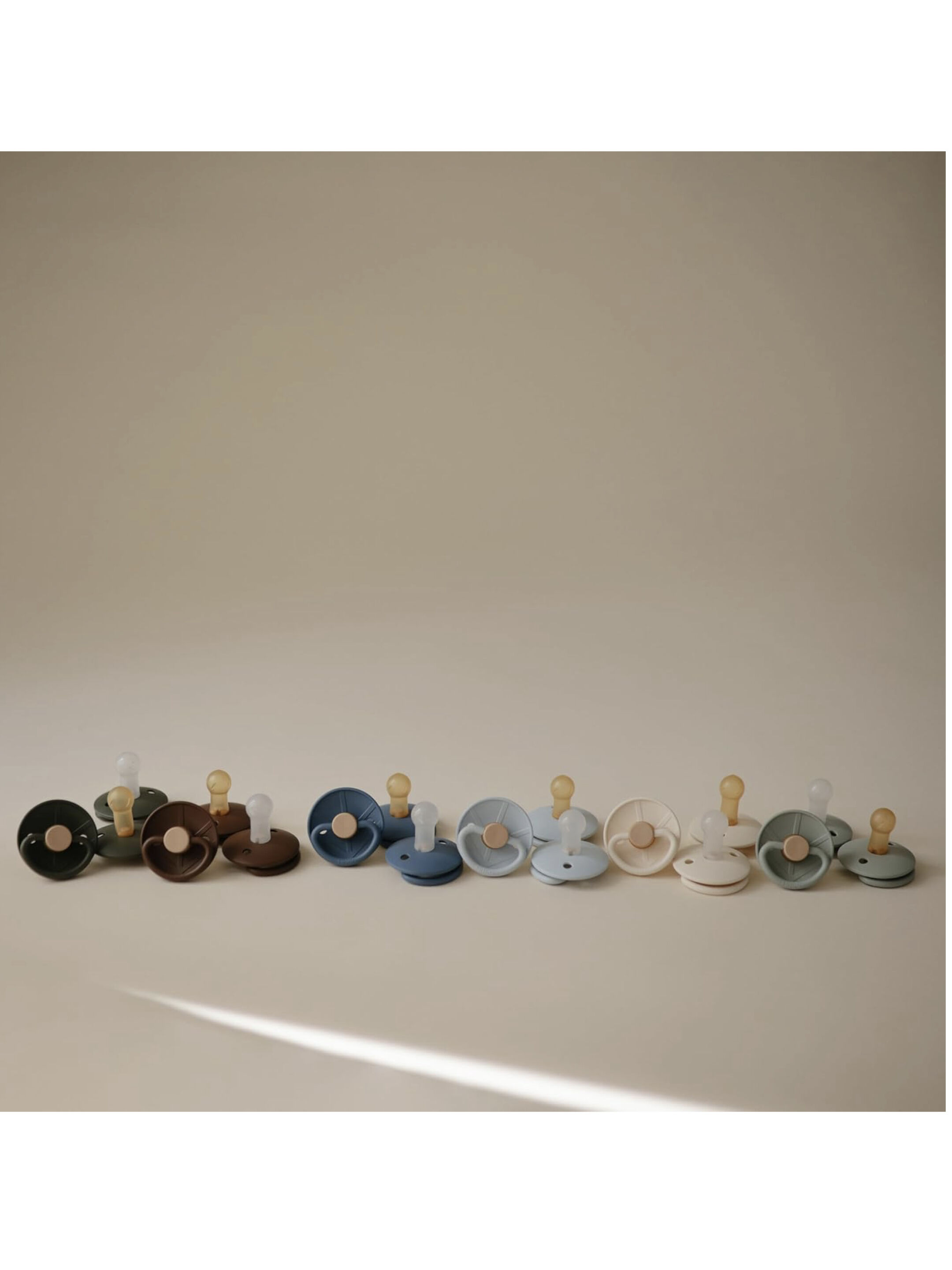 FRIGG Little Viking Silicone Baby Pacifier 6-18M 2-Pack Ocean View/Cream - Size 2 image number 5