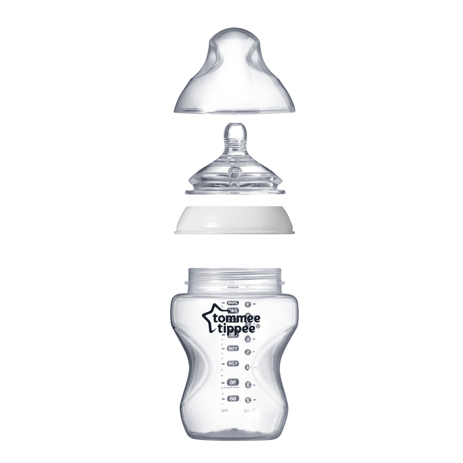 Tommee Tippee Closer to Nature Feeding Bottle, 260ml x 6 -Boy image number 4