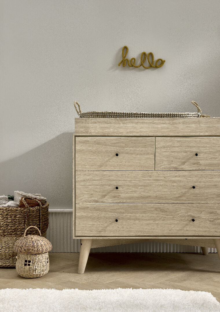 Coxley Nursery Dresser Changer - Natural