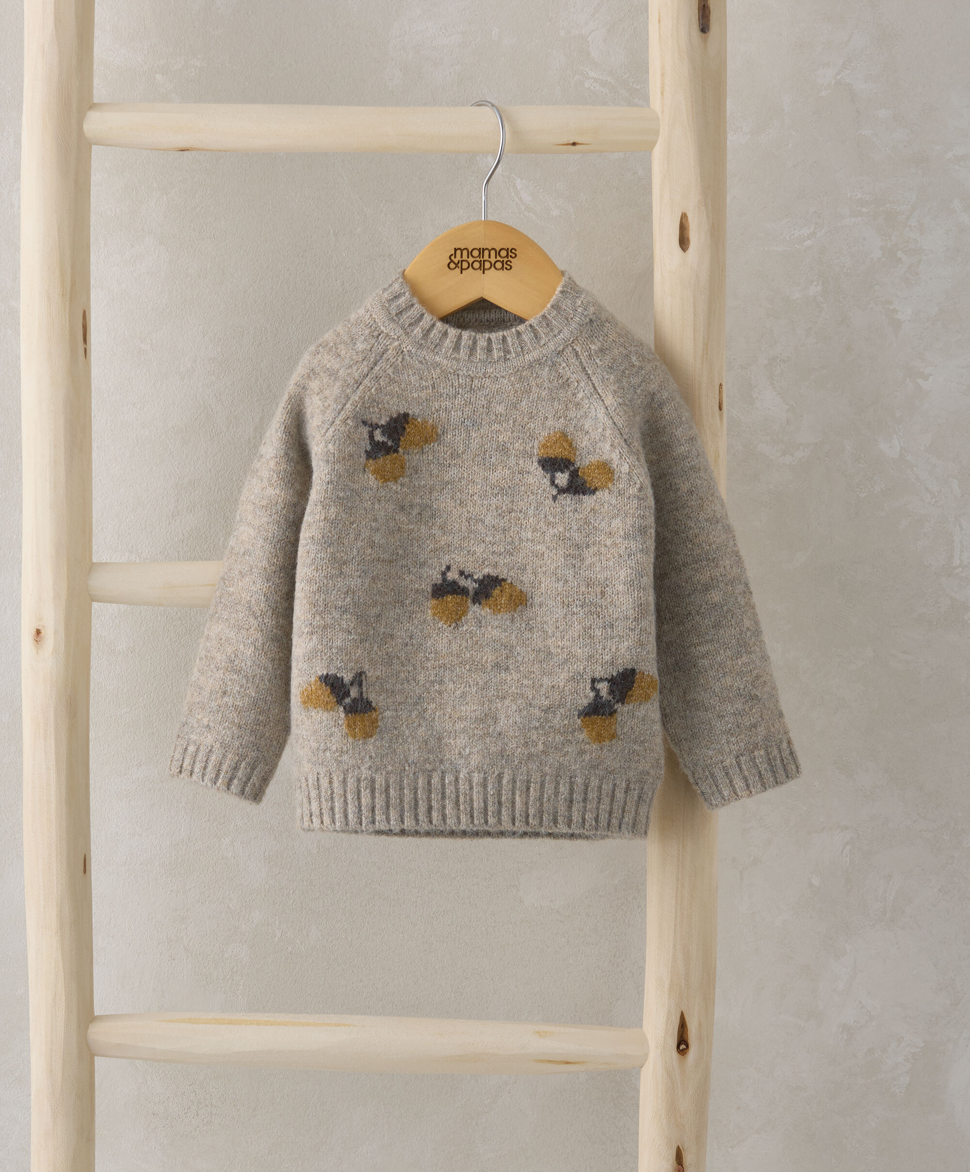Acorn Knit Jumper - Oatmeal image number 1