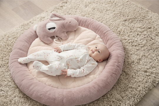 Welcome to the World Bunny Playmat - Pink image number 7
