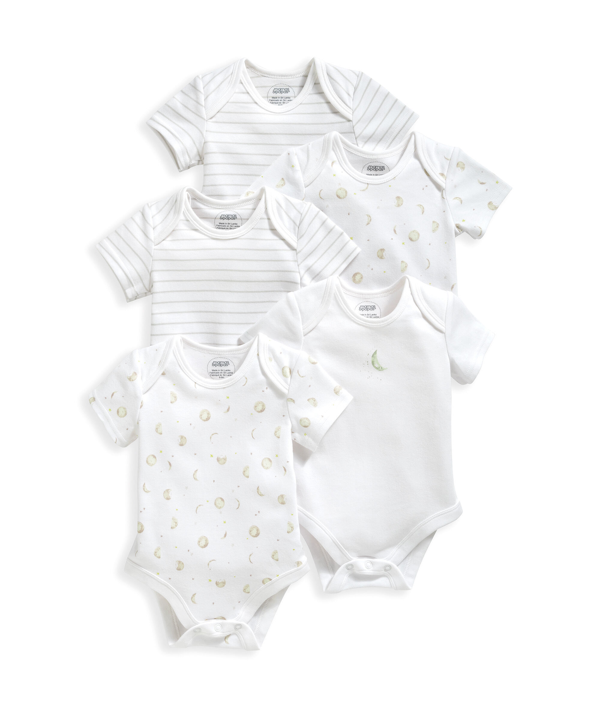 5 Pack Under the Stars Bodysuits image number 2