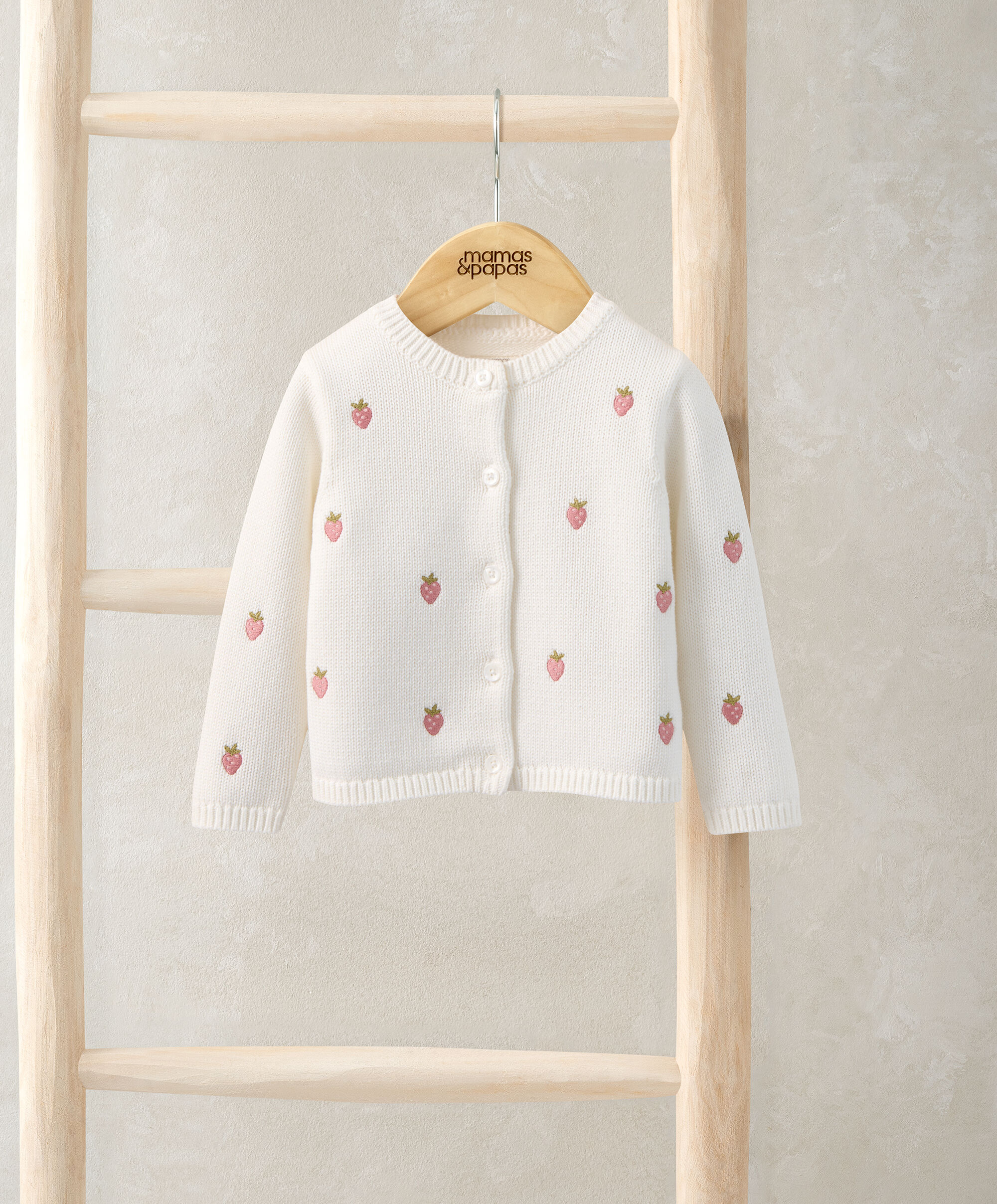 Pink Strawberry Cardigan image number 1