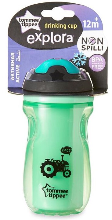Tommee Tippee Explora 260ml Insulated Straw Cup - Green image number 3