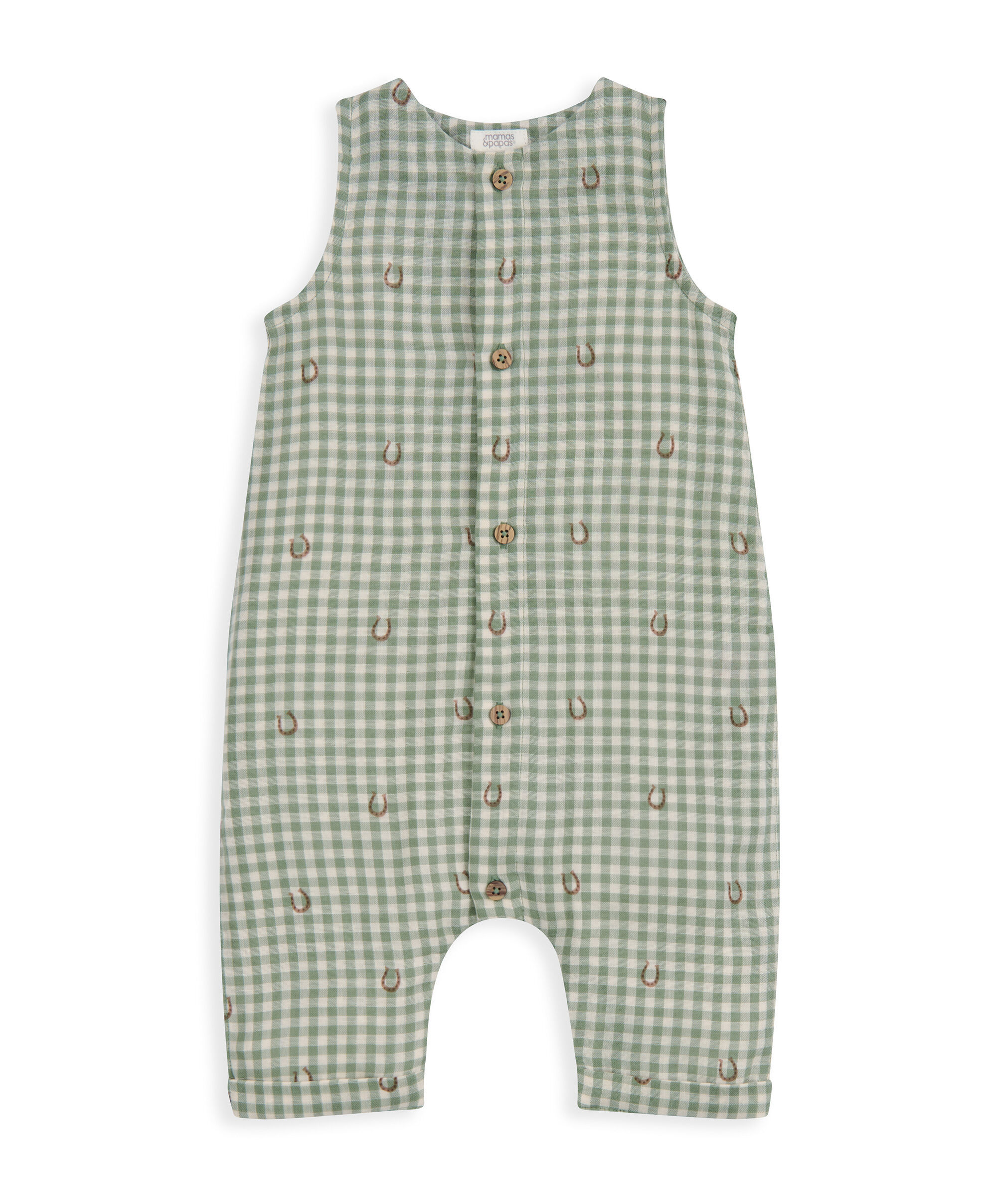 Gingham Romper & Bodysuit image number 5