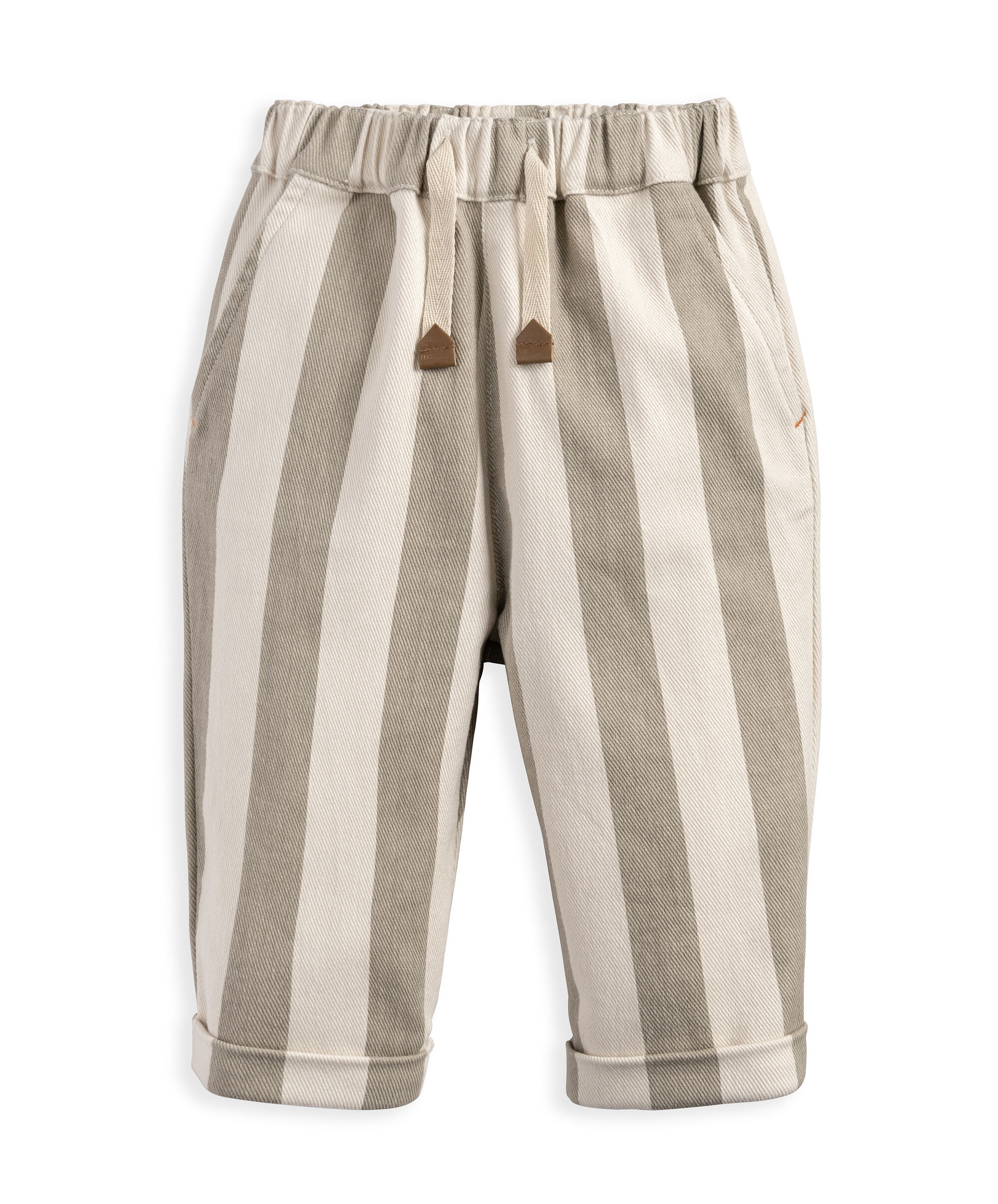 Stripped Twill Joggers image number 2