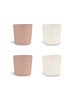Citron Bio Based Cup Set of 4 - Pink/Cream image number 1