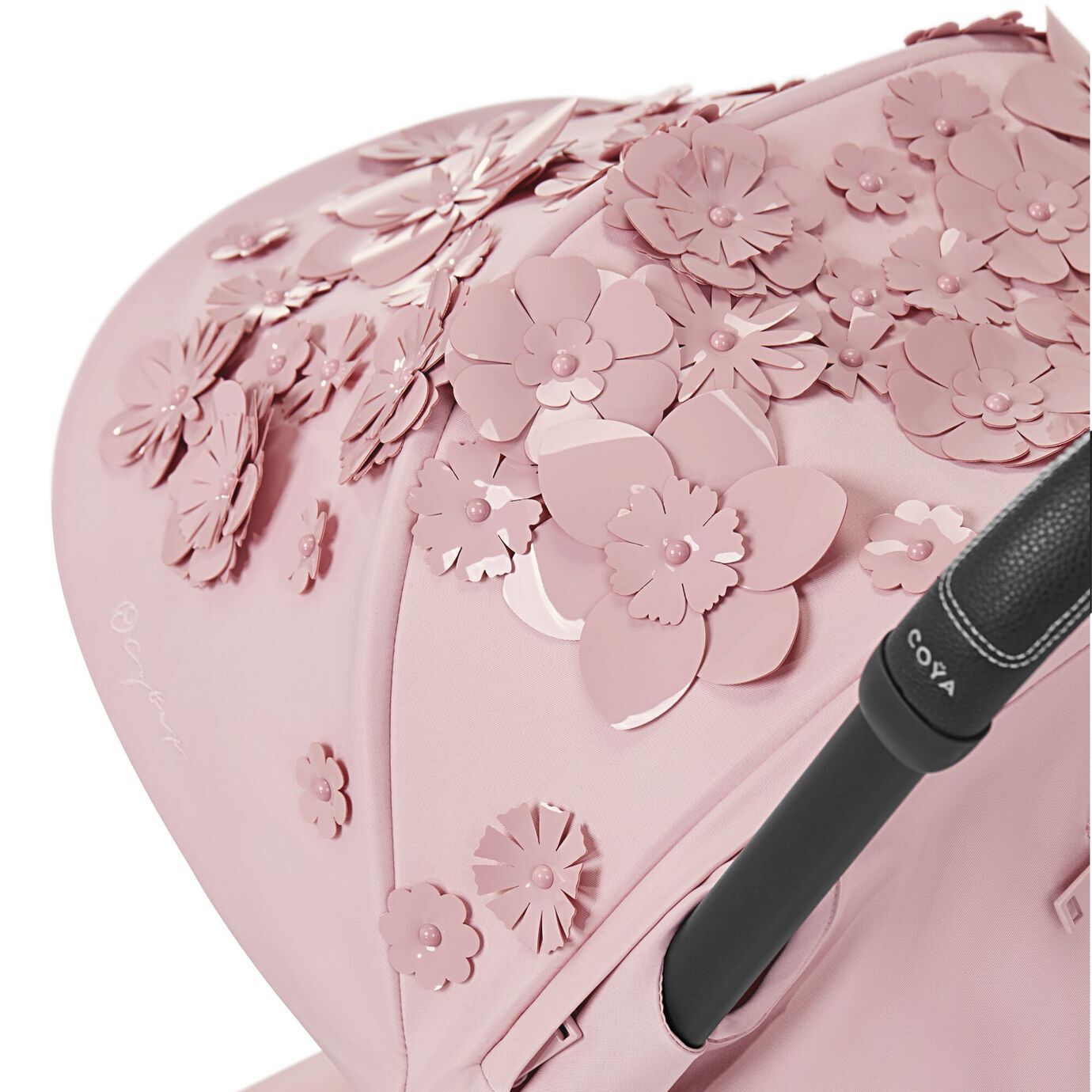 Cybex Coya Simply Flowers - Blush Pink with Matte Black Frame image number 5