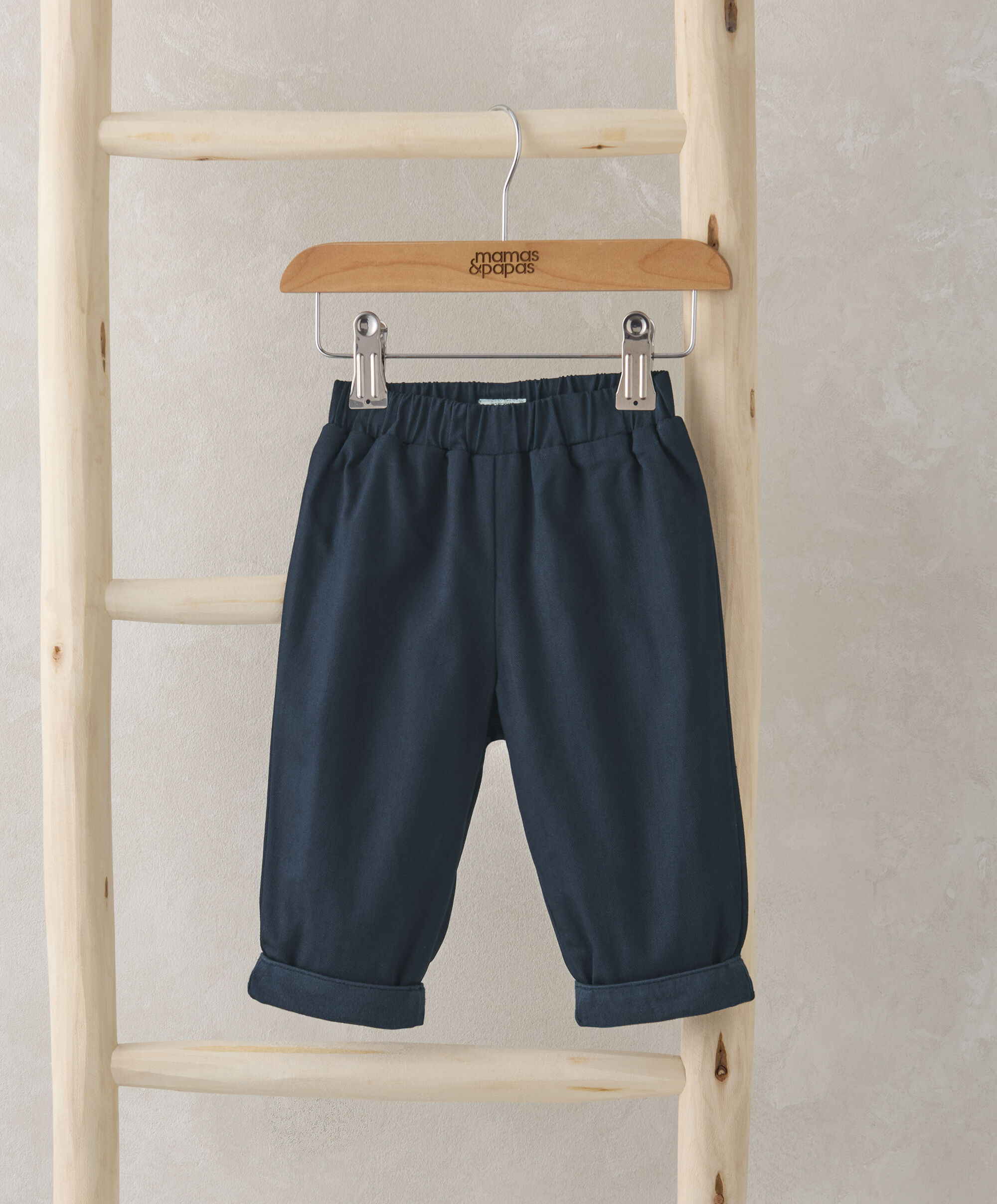 Jersey Lined Trousers - Blue image number 1