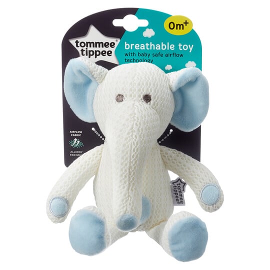 Tommee Tippee Breathable Toy, Eddy The Elephant - Blue image number 1