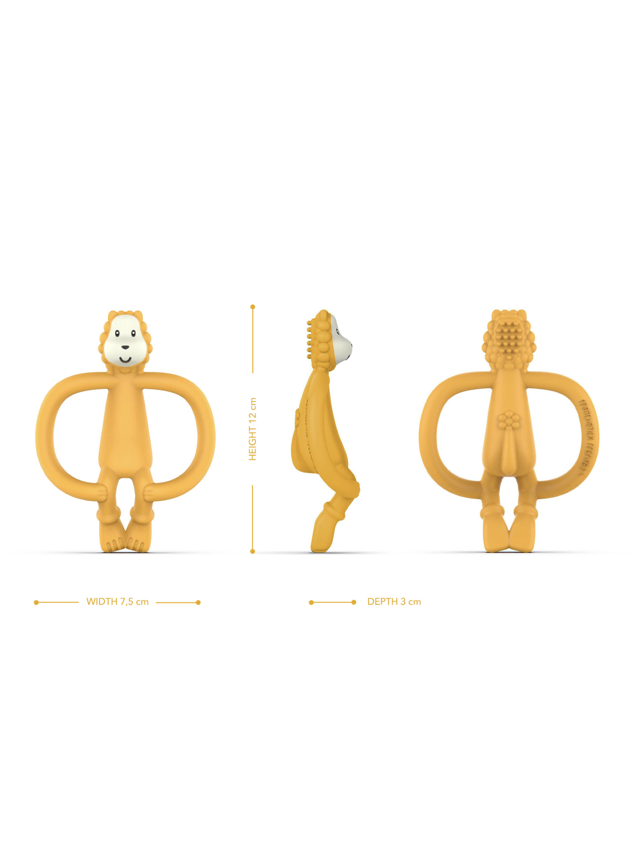 Matchstick Monkey Animal Teether & Muslin Gift Set - Giraffe image number 3