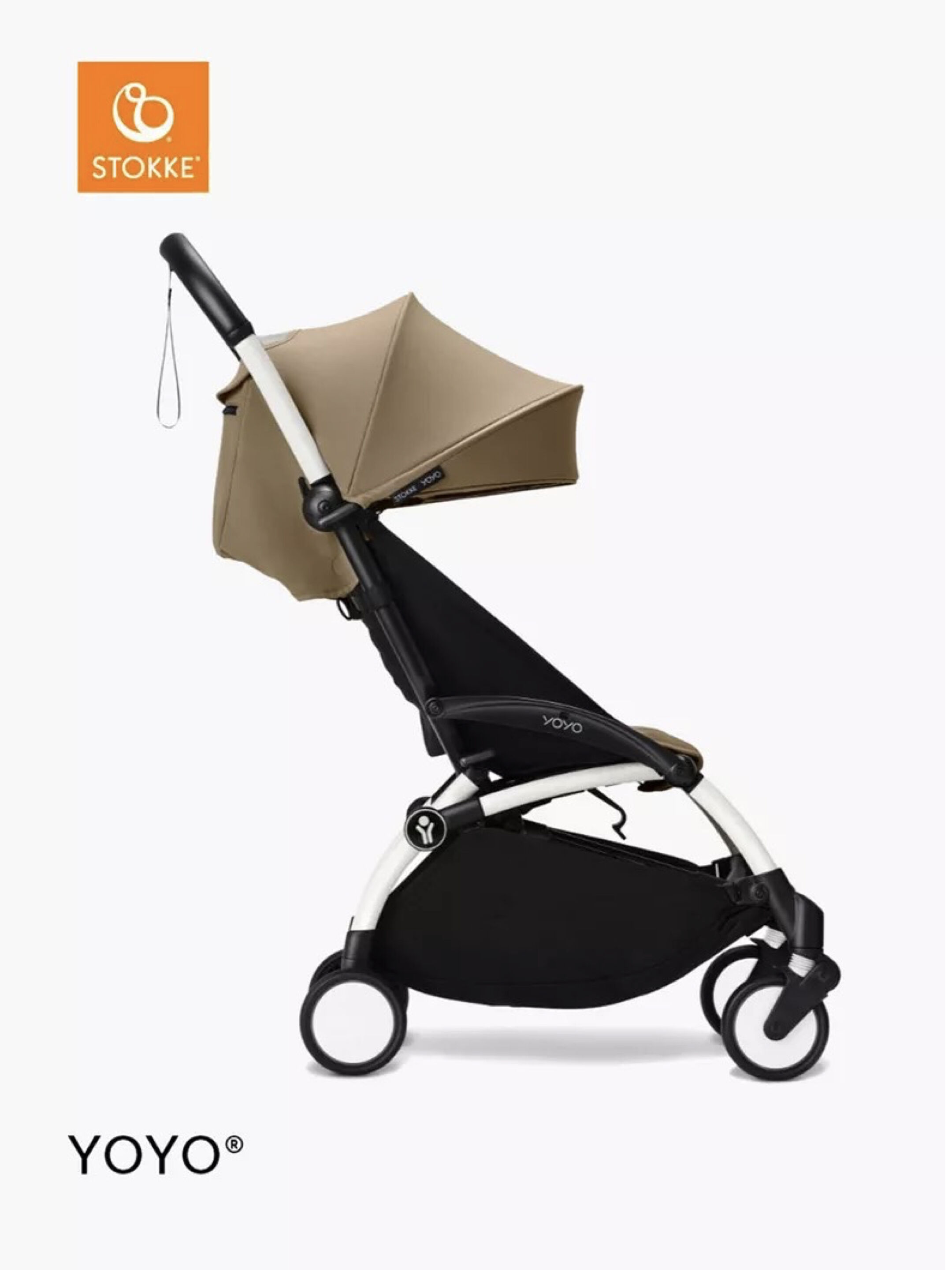 Stokke YOYO3 White Frame with 6+ Color Pack Toffee (2 Pieces) image number 2