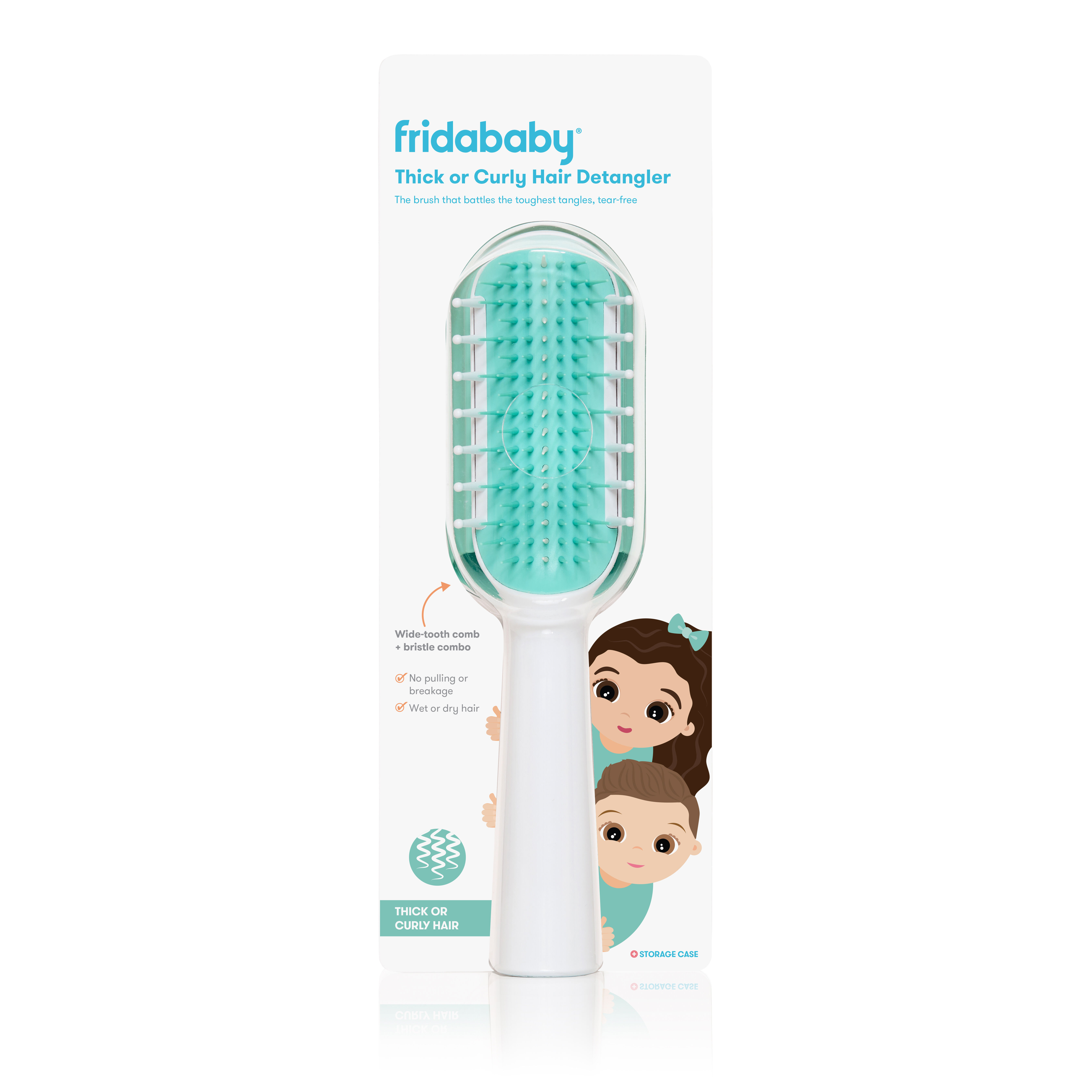 Frida Toddler Thick or Curly Hair Detangler image number 6