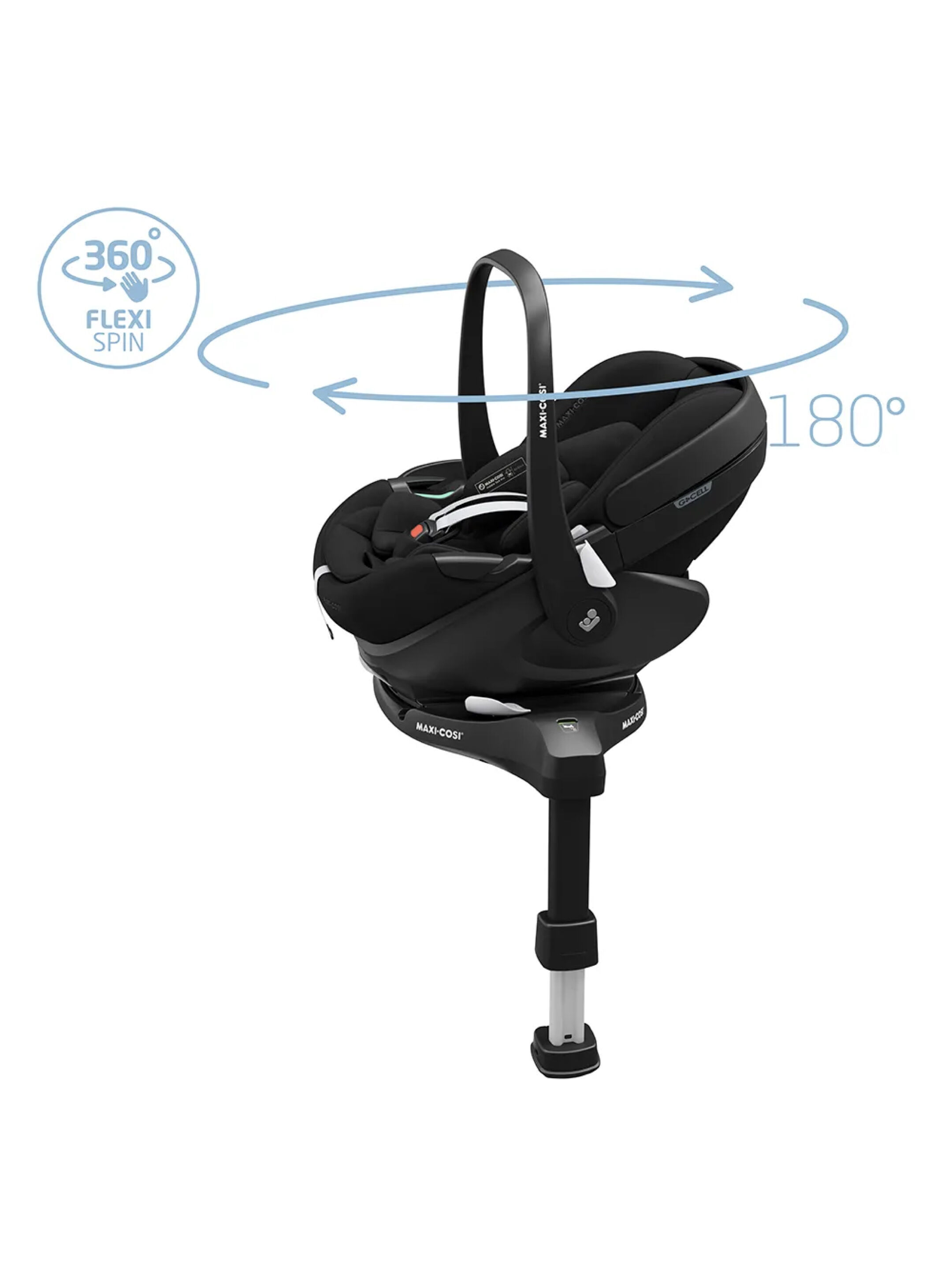 Maxi Cosi Pebble 360 Pro Car Seat - Black (from Birth - 15 Months/13 kg approx) image number 6