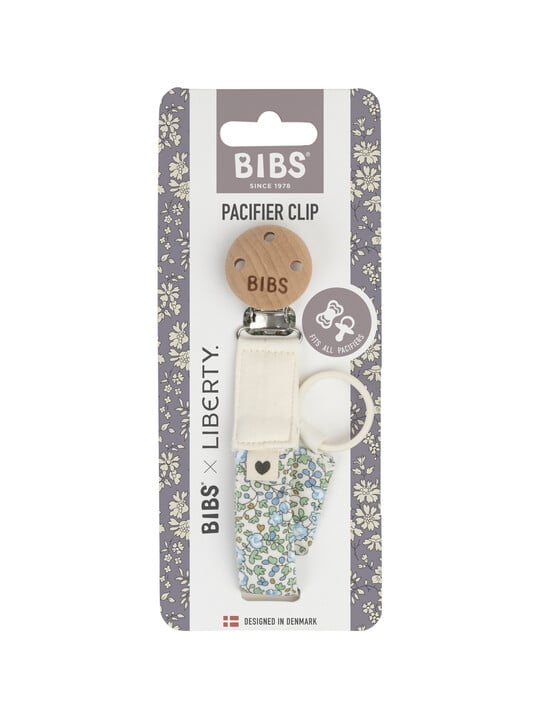 BIBS x Liberty Pacifier Clip Eloise Ivory image number 2