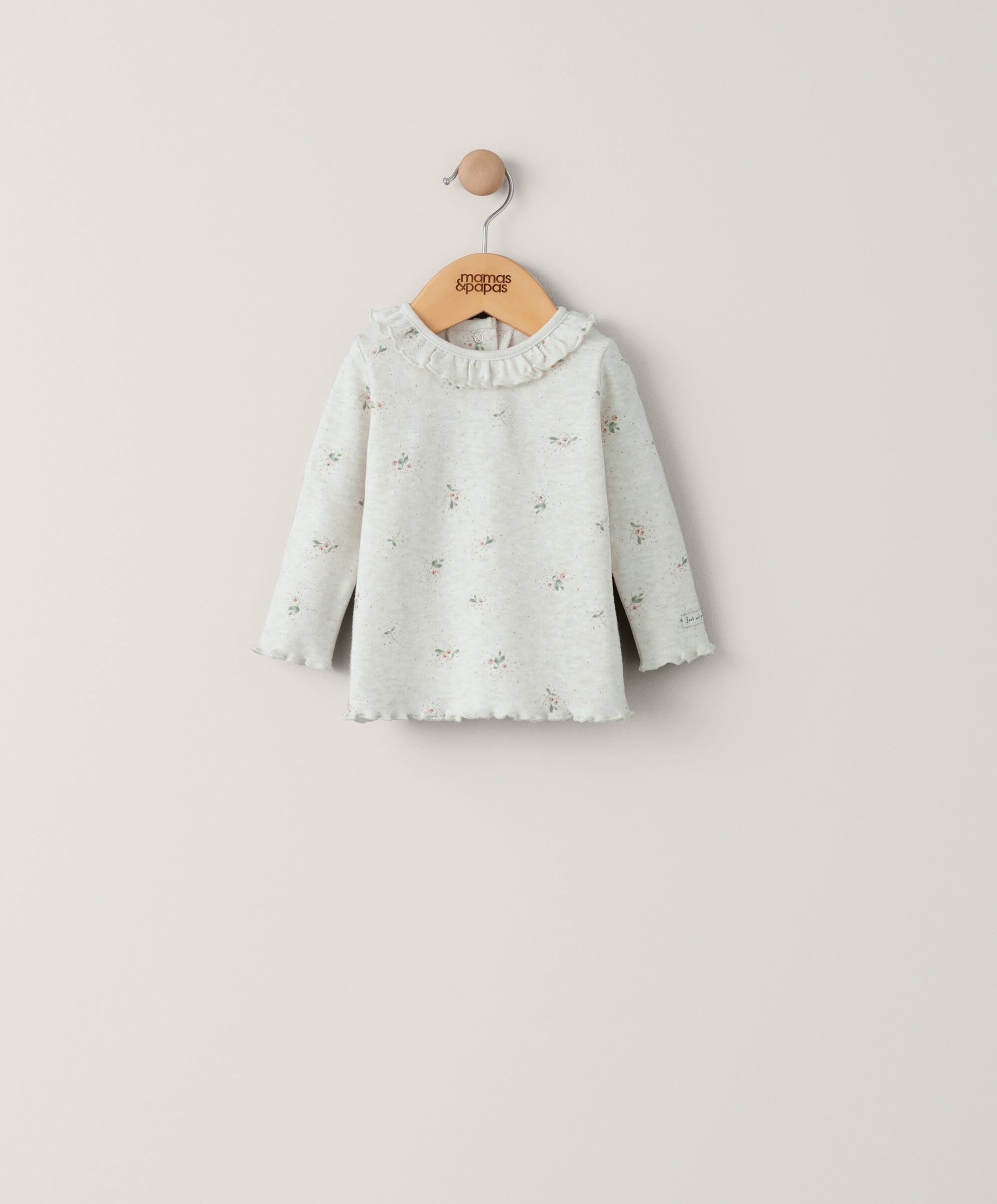 Ditsy Print Long Sleeve T-Shirt image number 1