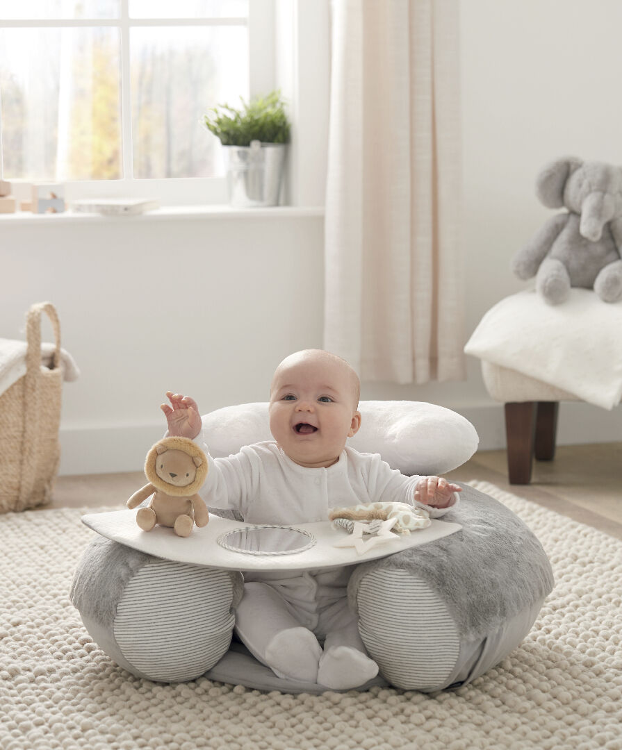 Welcome to the World Sit & Play Elephant Interactive Seat - Grey image number 6