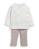 Loved Design Spotty Wrap Top & Legging Set Pink- New Born image number 1