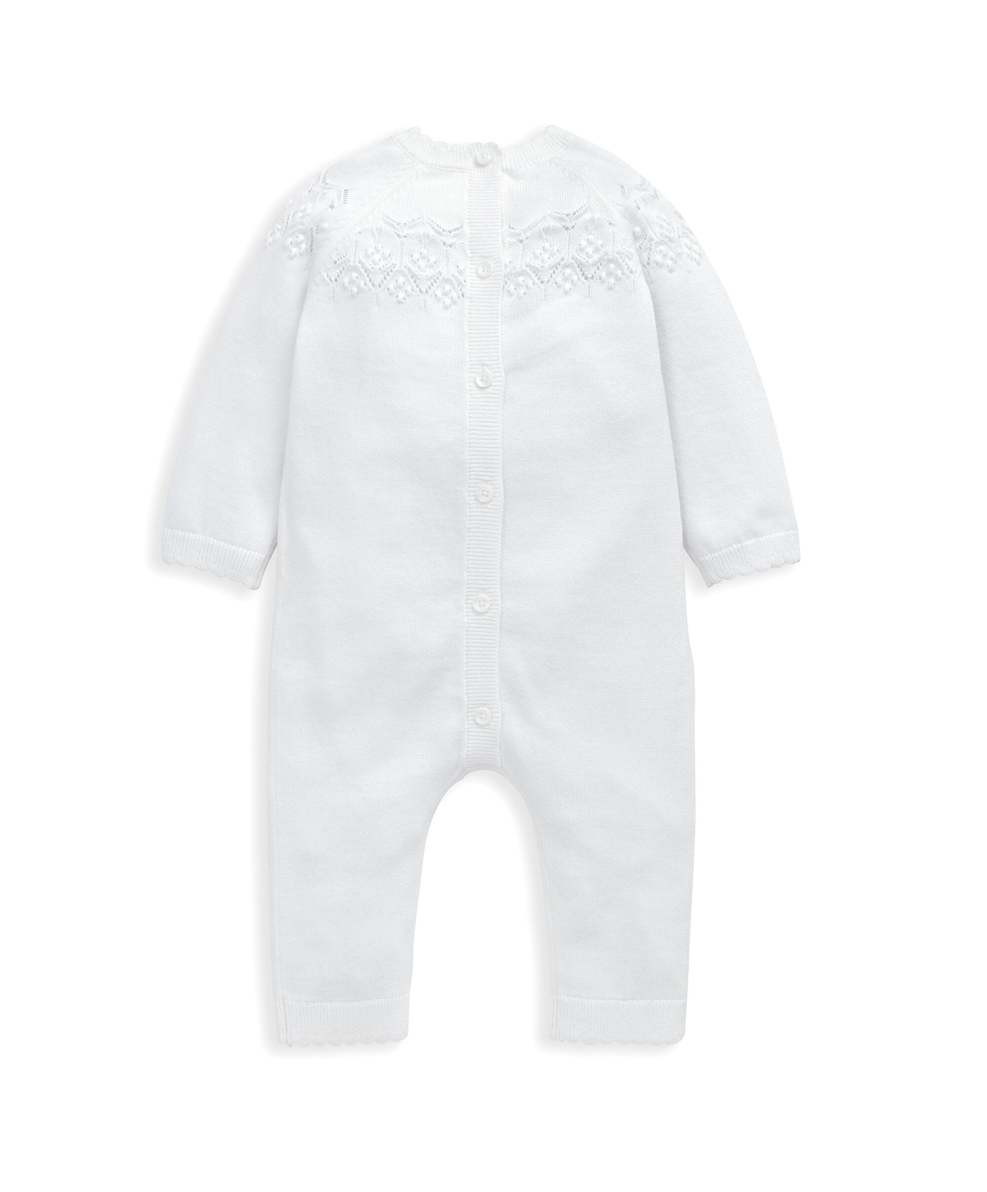 Pointelle Knitted Romper image number 3