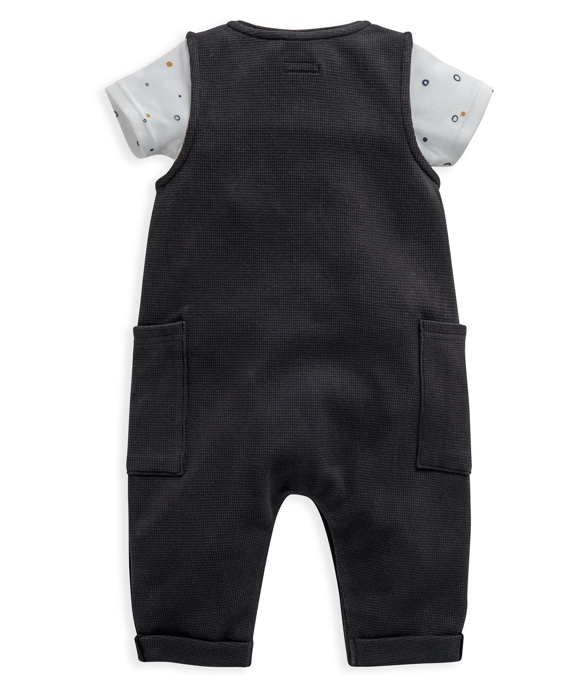 Dungaree & Bodysuit 2 Piece Set image number 2