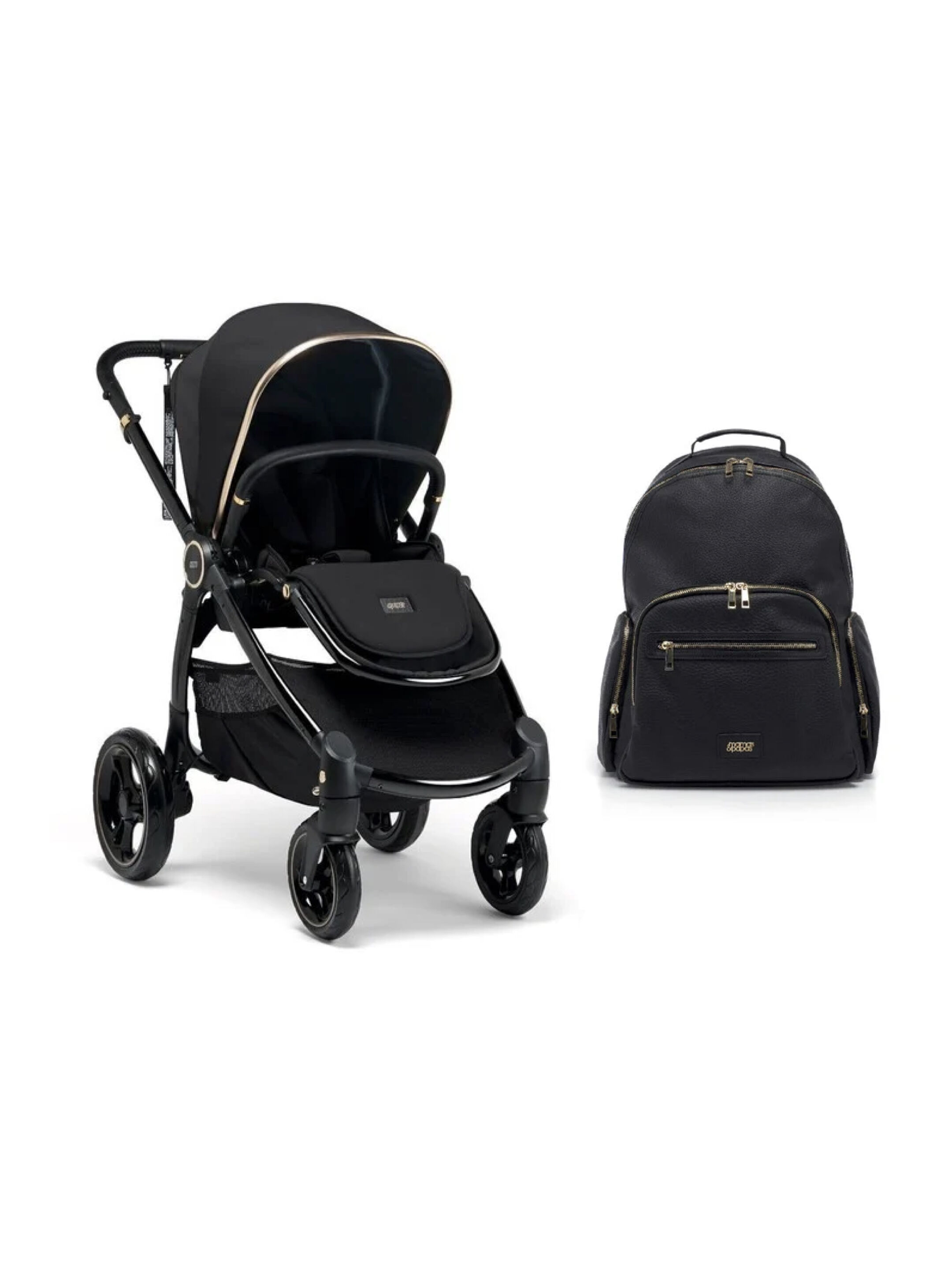 Ocarro Black Diamond Pushchair & Backpack image number 1