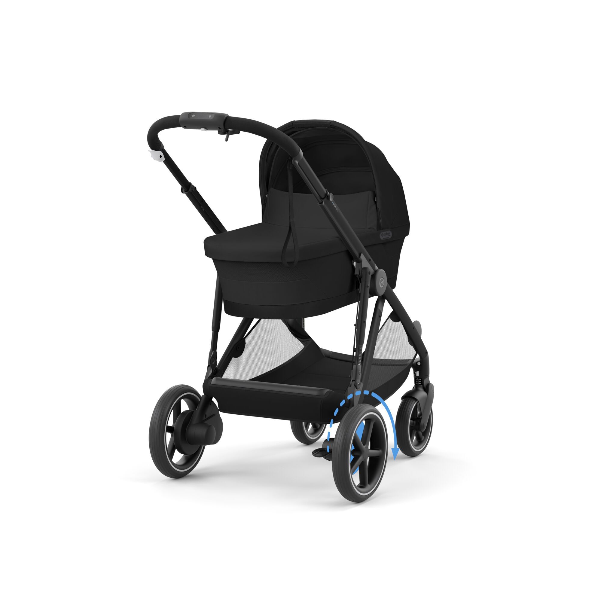 Cybex e-GAZELLE Stroller - Moon Black image number 3