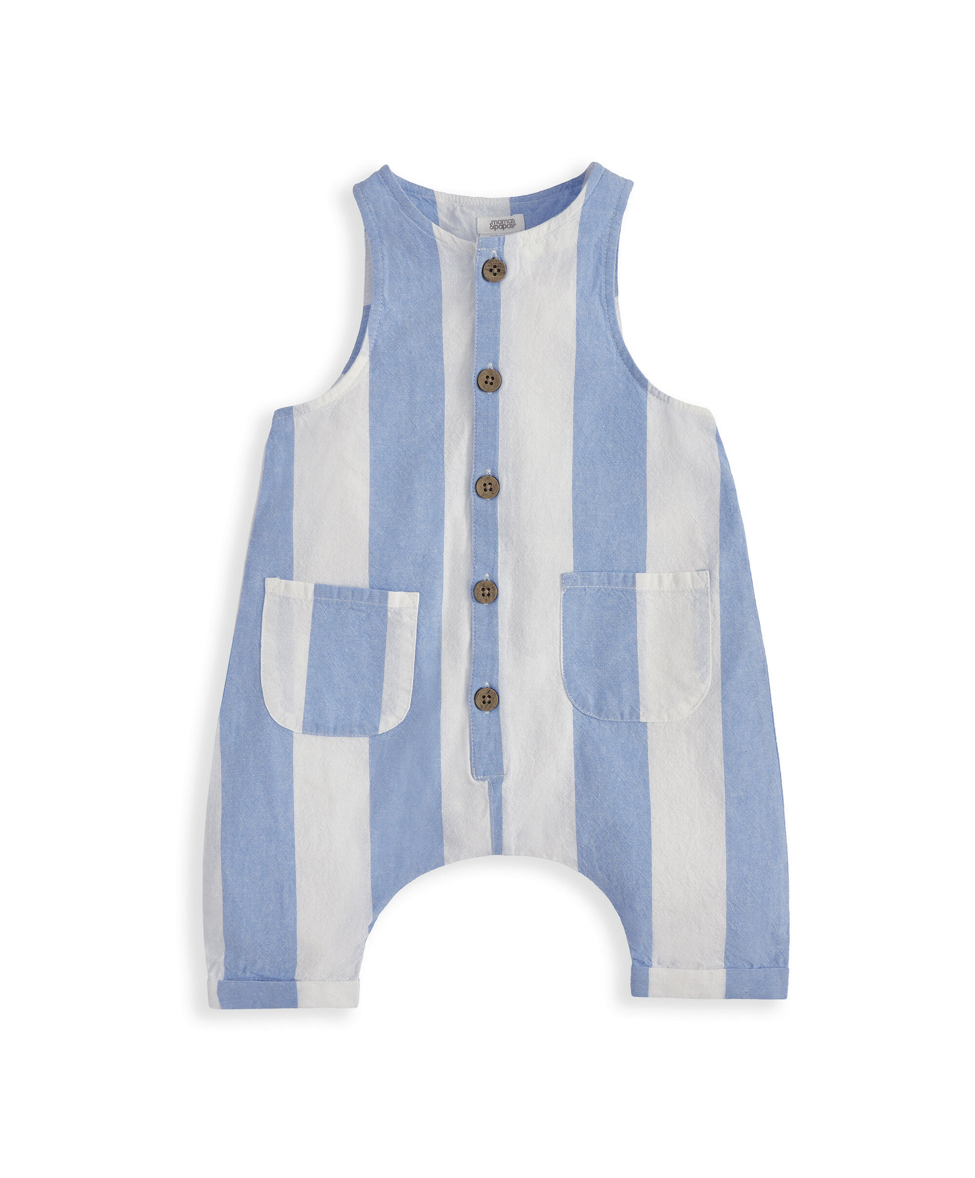 Slouchy Striped Romper image number 2