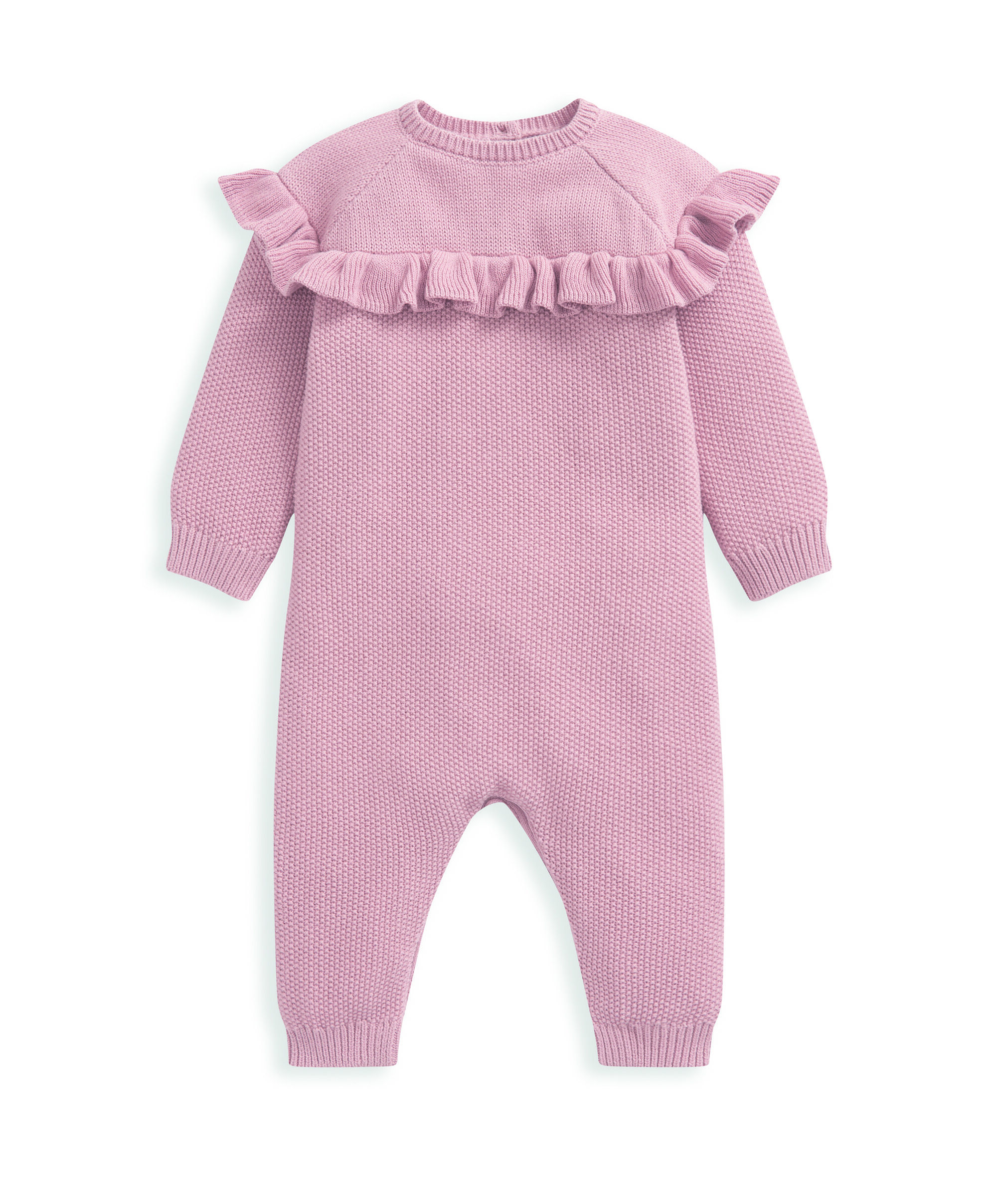 Frill Detail Knitted Romper image number 2