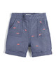 Embroidered Linen Shorts image number 1