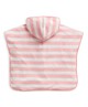 Pink Striped Towel Poncho image number 2