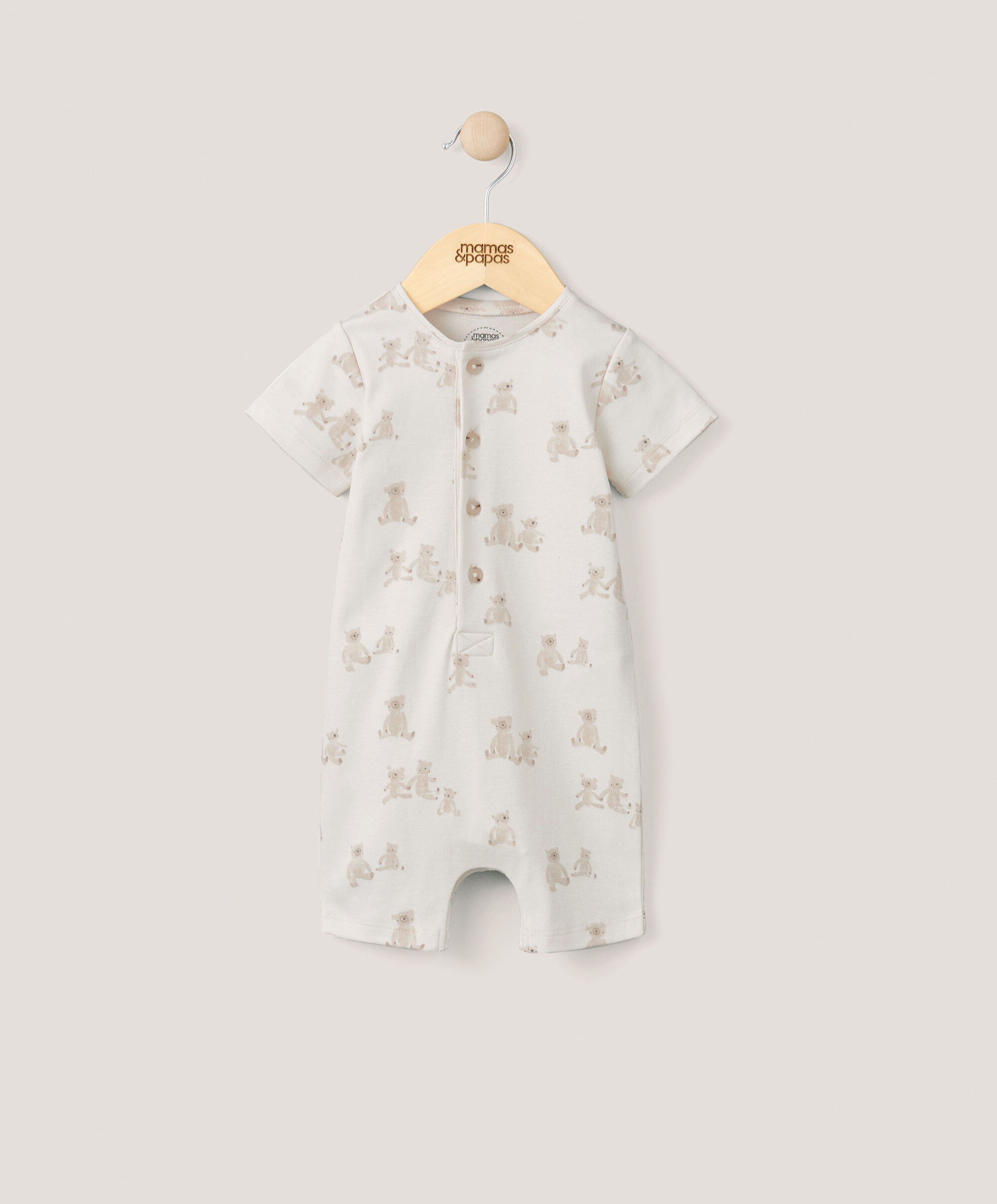 Bear Print Shortie Romper image number 1
