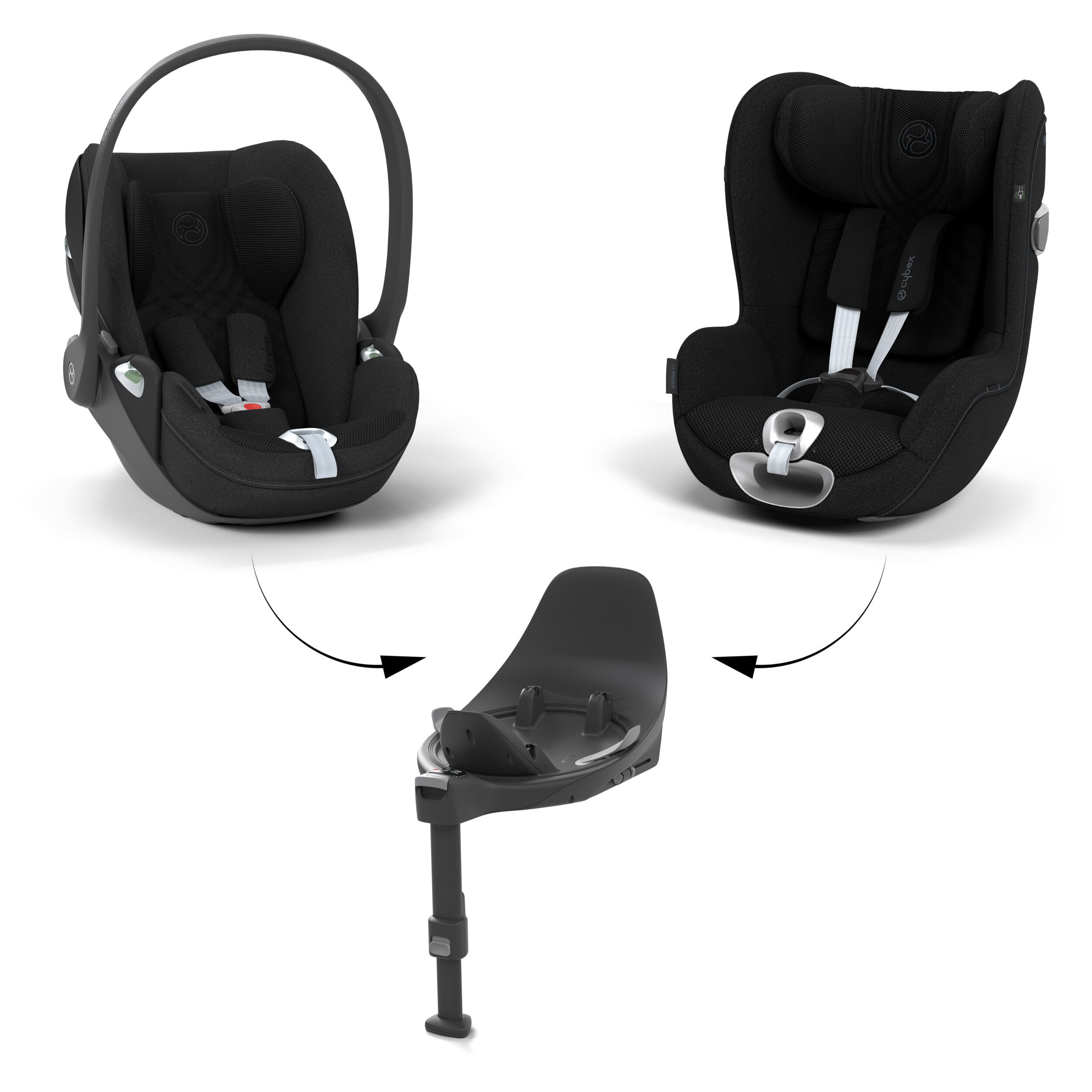 Cybex Sirona T I-Size Plus Car Seat with Sun Canopy - Sepia Black image number 6