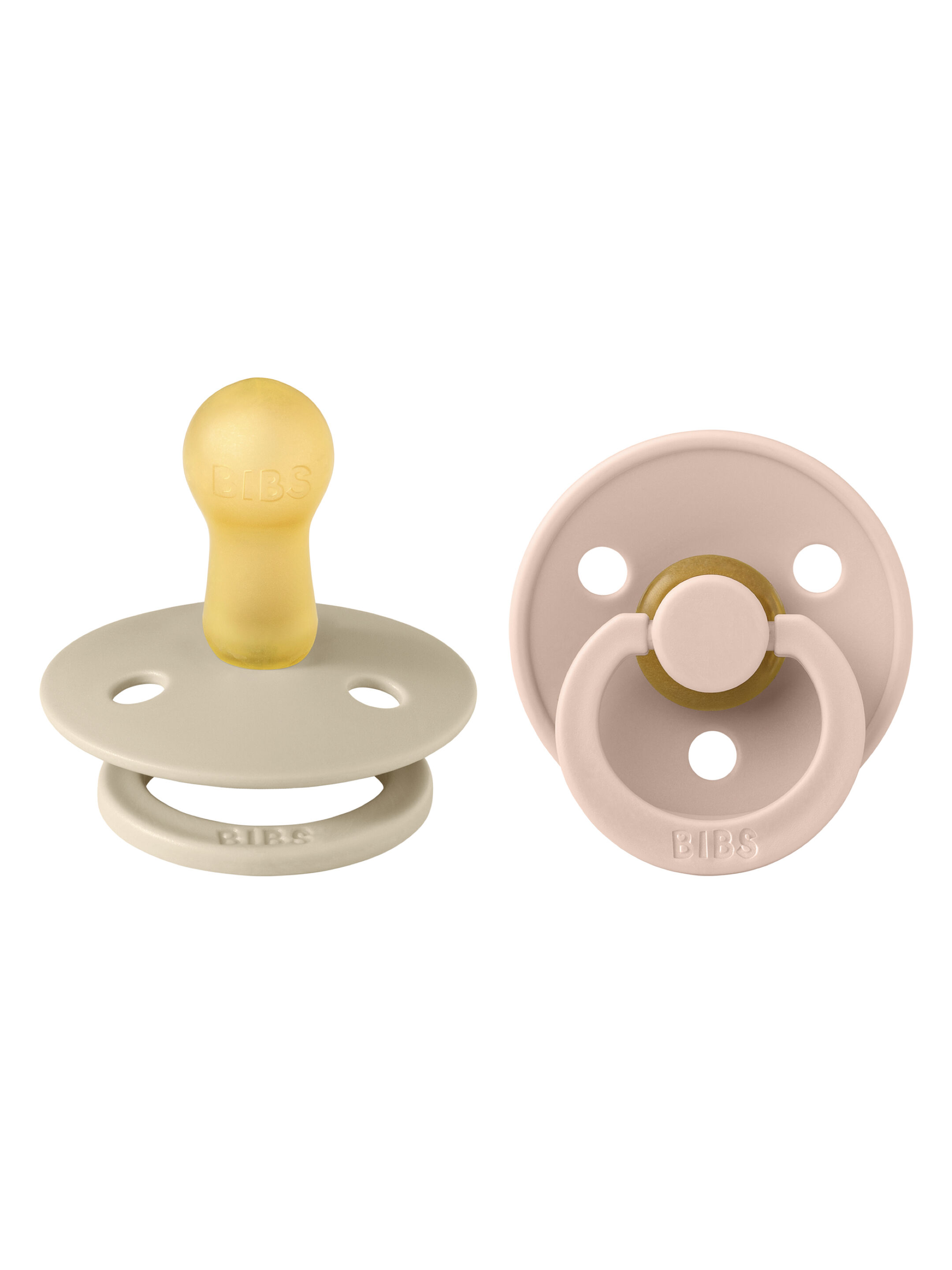Bibs Colour 2 Pack S2 - Vanilla/Blush (6+ months) image number 1
