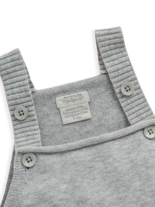 Grey Knit Dungaree image number 5
