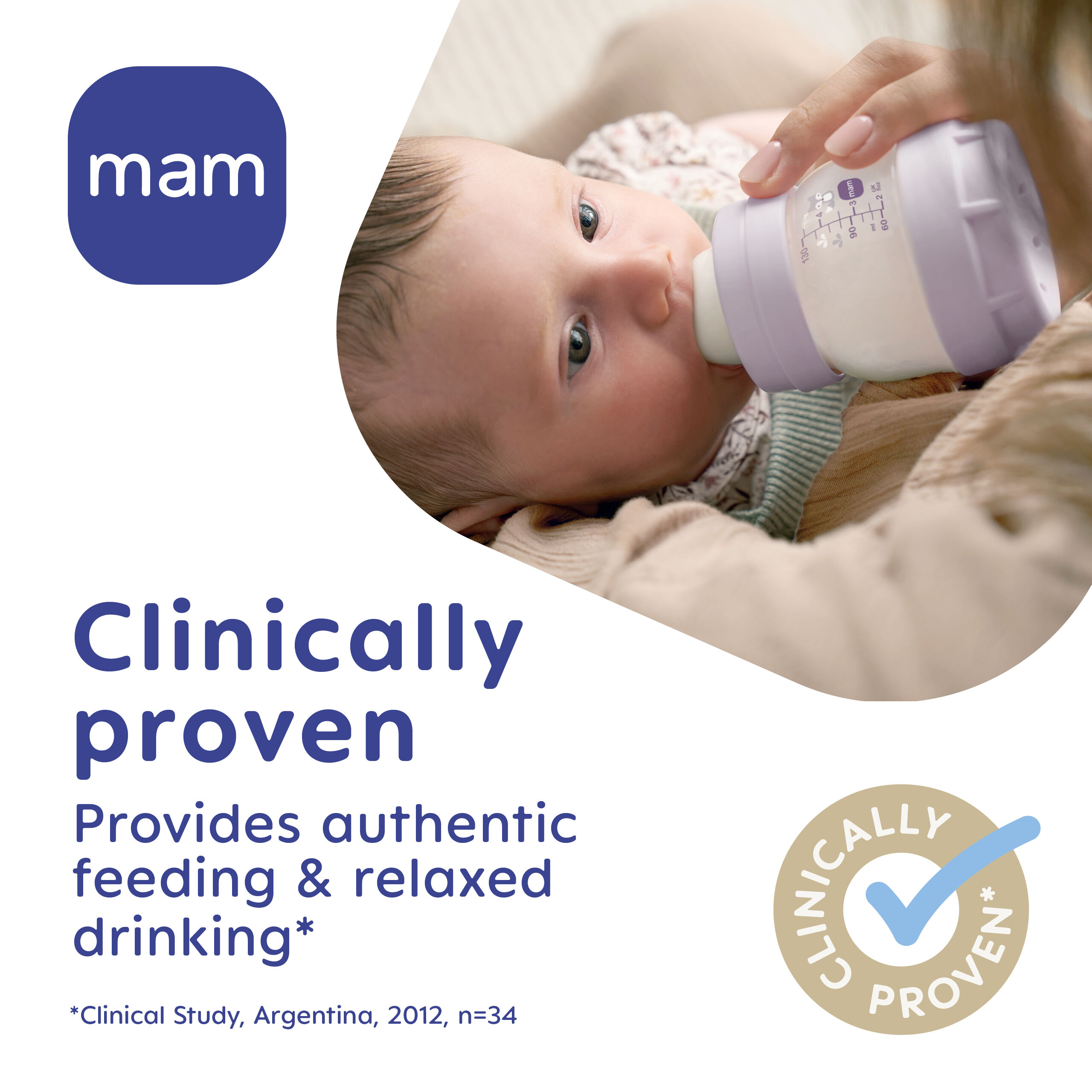 Mam Baby Easy Start Anticolic Silicone Bottle - 0 M+ | Sealife Pink - 130 Ml -  Pack of 1 image number 7