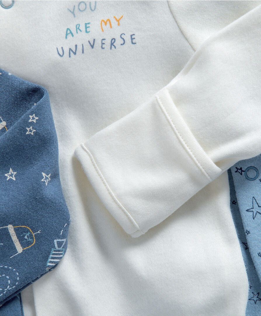 Space Sleepsuits 3 Pack image number 3