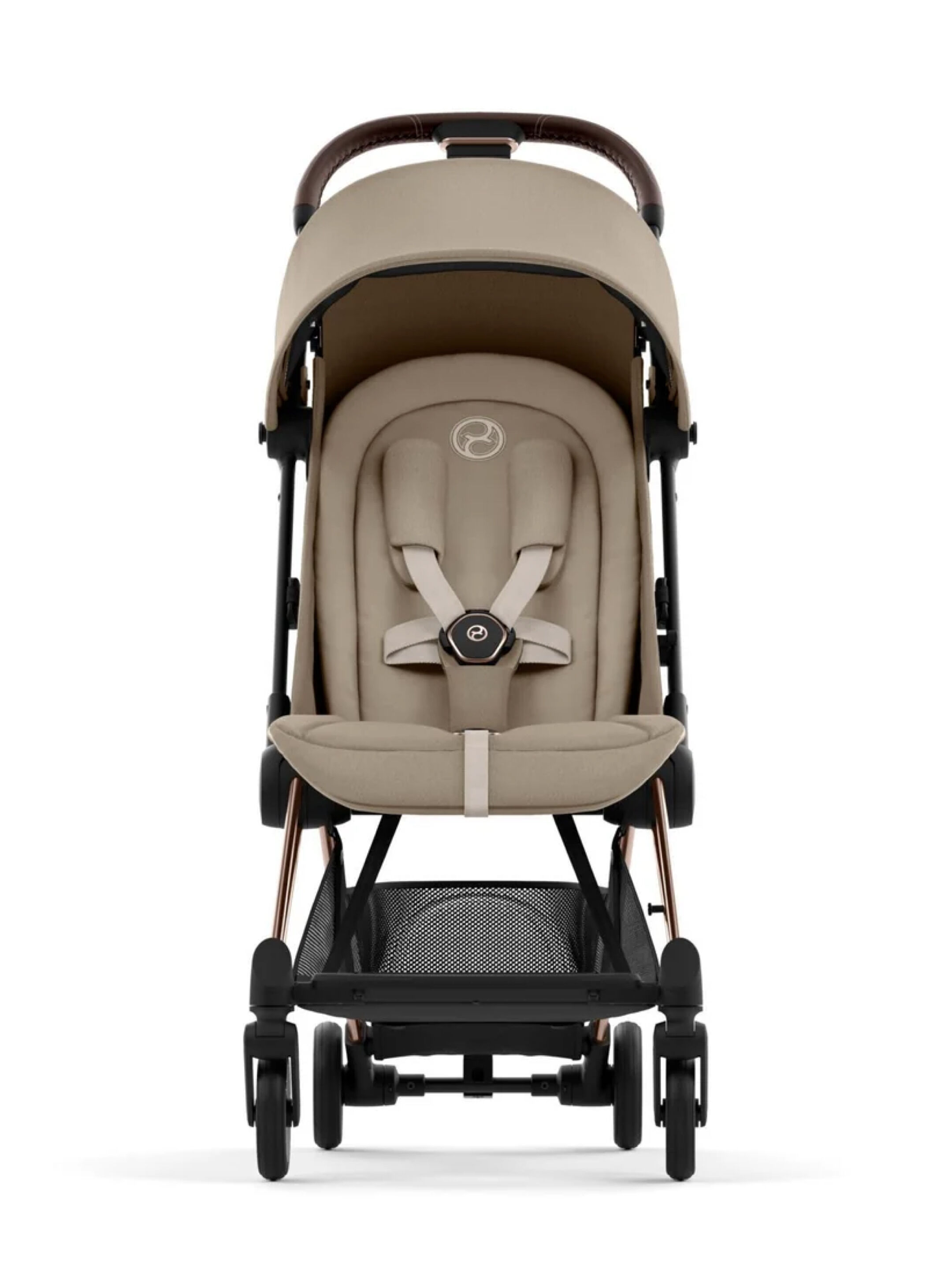 Cybex Coya Cabin Approved Stroller Cosy Beige with Rose Gold Frame image number 2