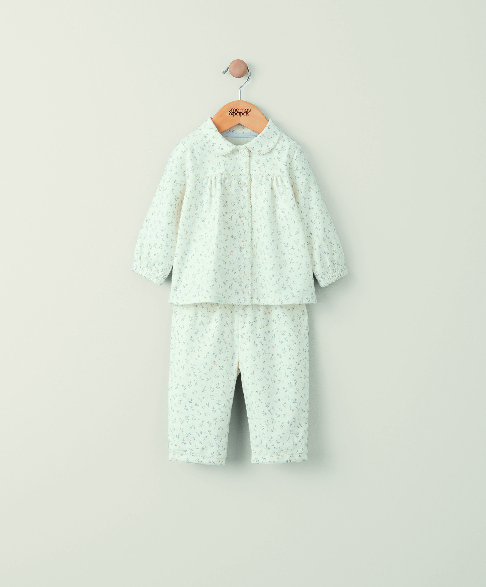 Ditsy Floral Woven Pyjamas image number 1