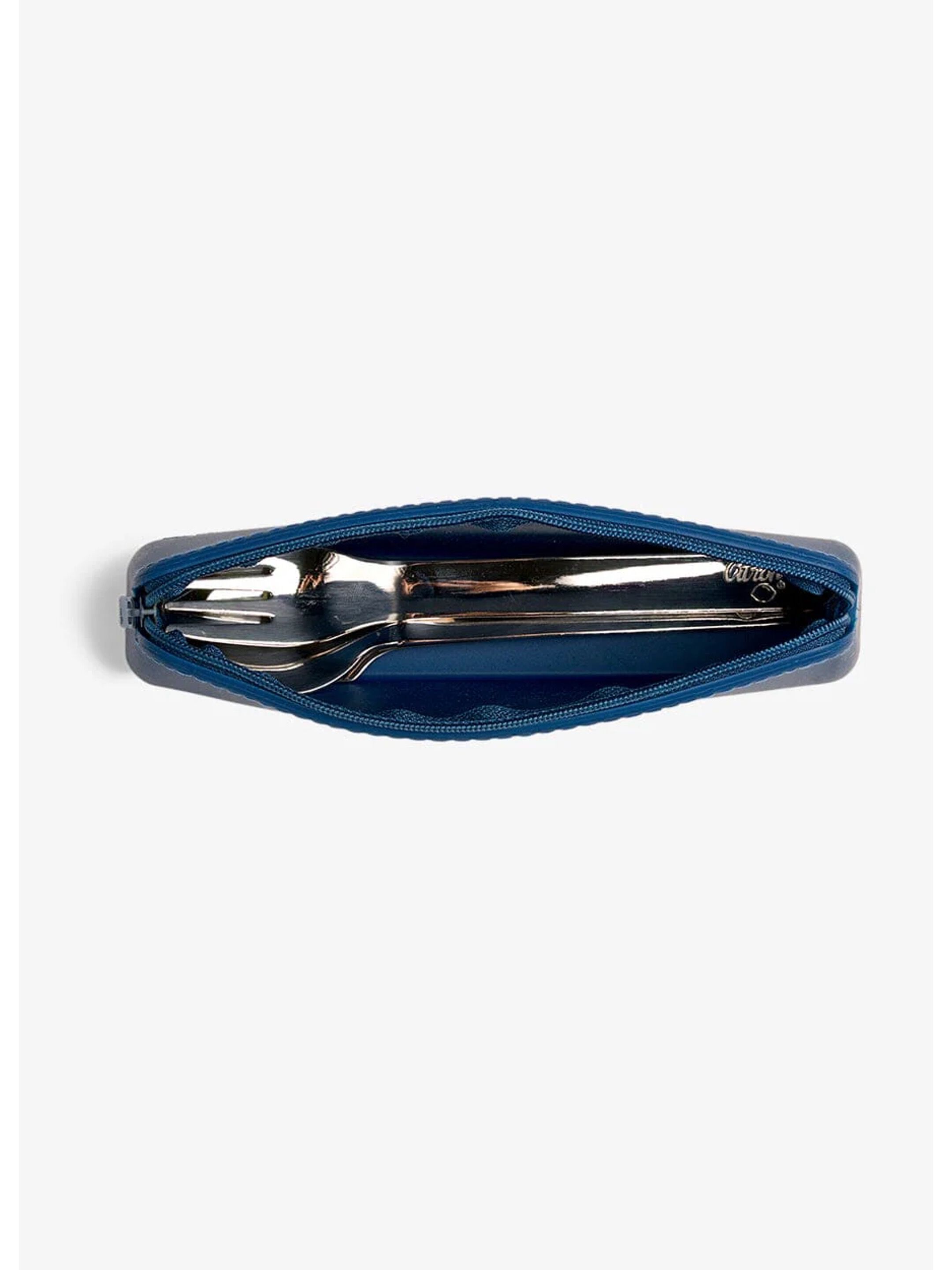 Citron Stainless Steel Cutlery with Pouch - Blue image number 5