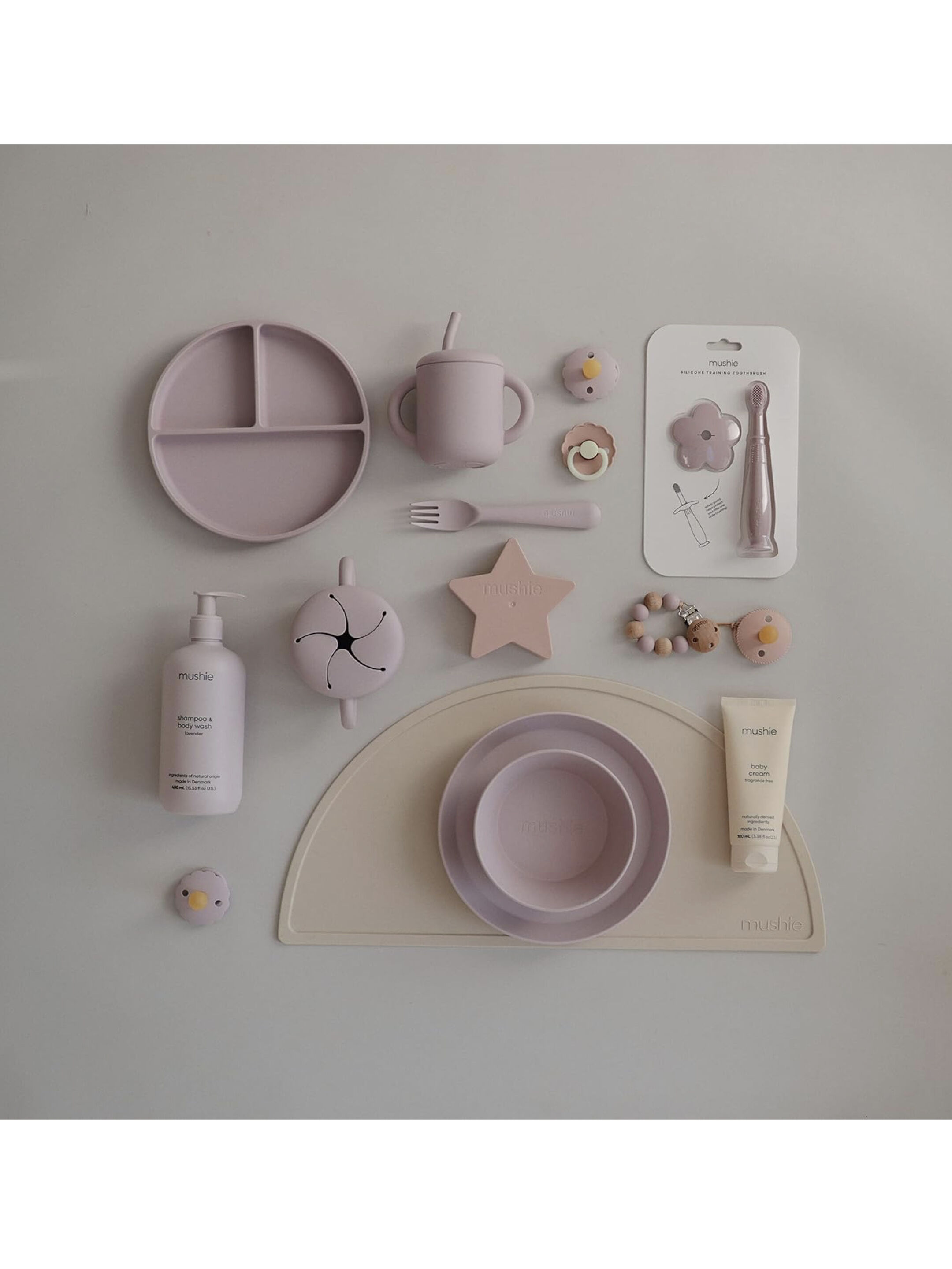 Mushie Baby Lotion Lavender (Cosmos) - 400 ml (8 pcs) image number 5