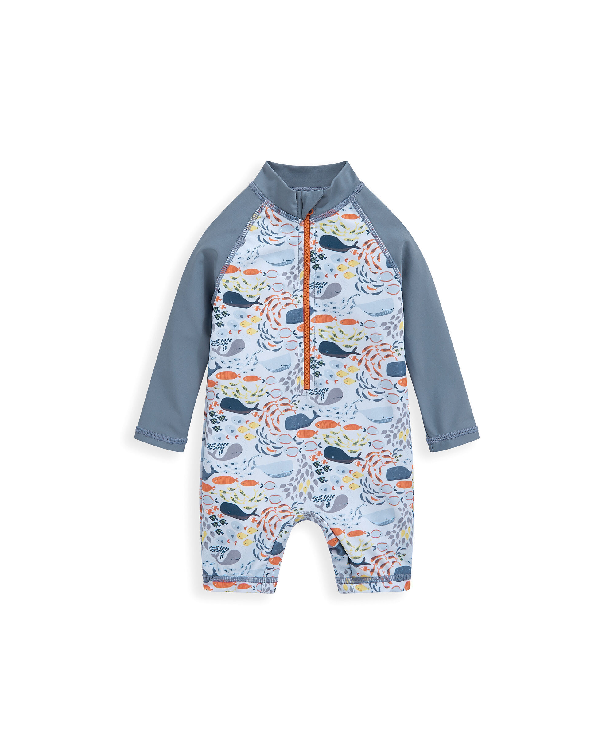 Whale Print Long Sleeve Rashsuit image number 2