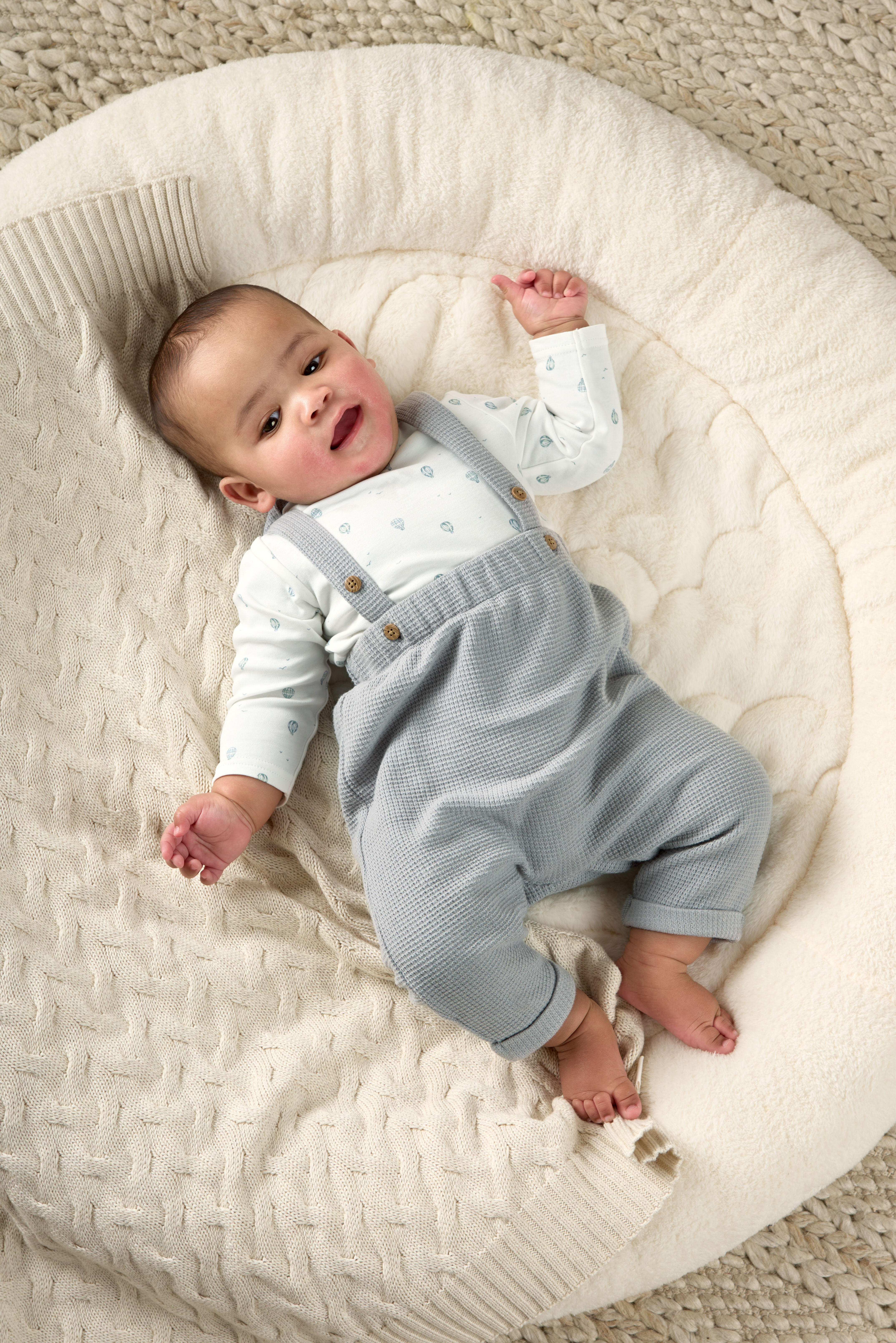 2 Piece Blue Dungaree Set image number 6